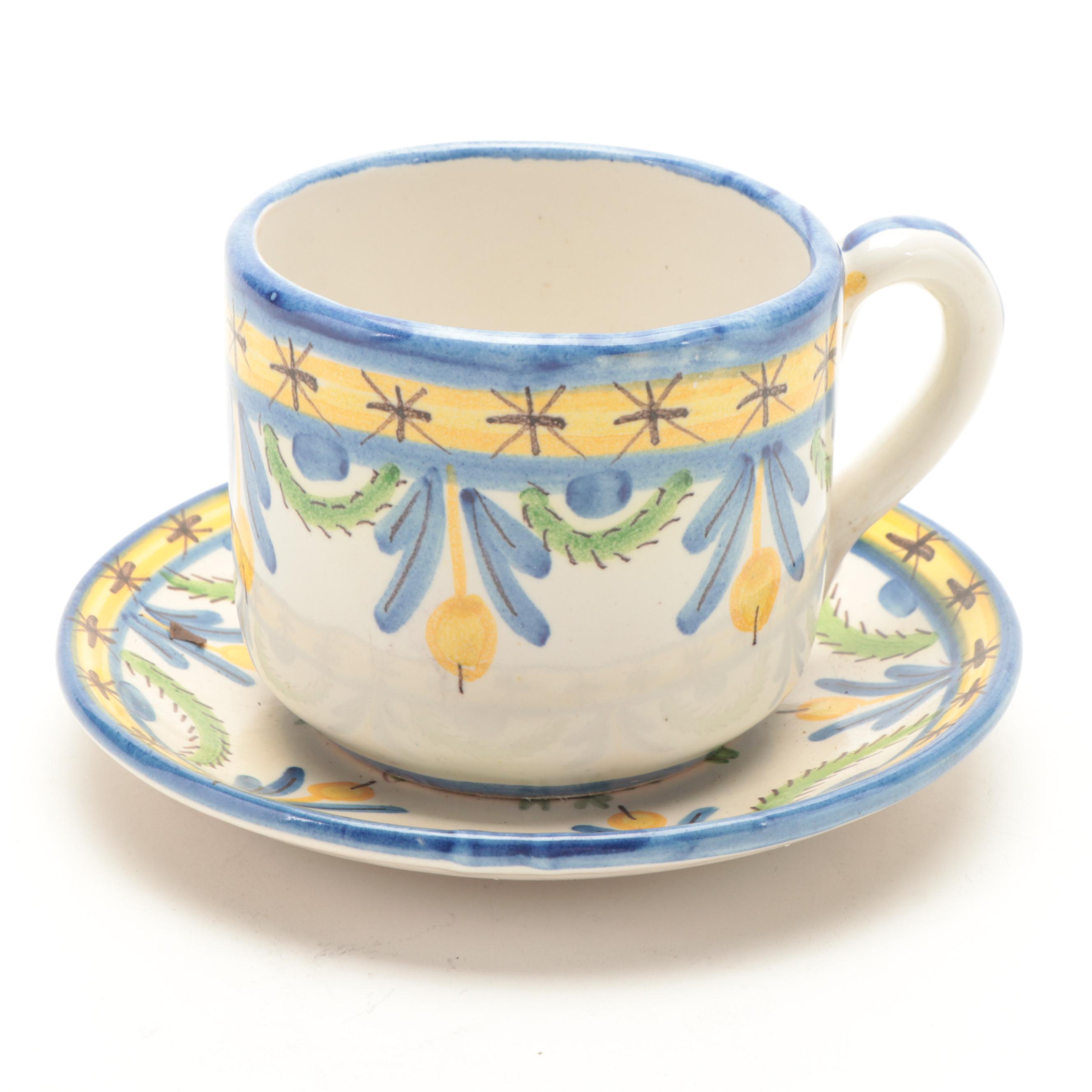V.L. Lisboa Hand-Painted Portuguese Dinnerware