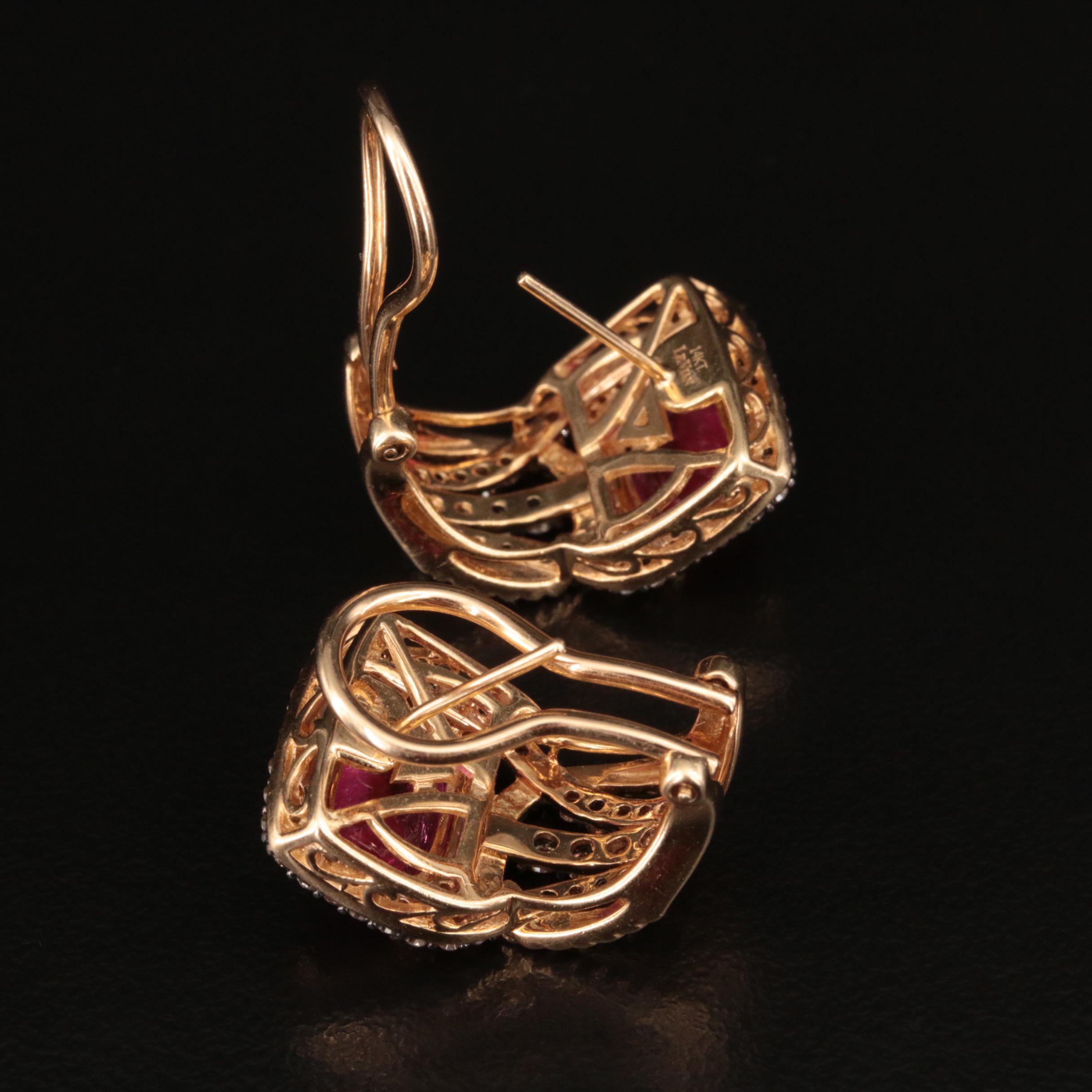 Le Vian 14K Tourmaline and 1.06 CTW Diamond Earrings