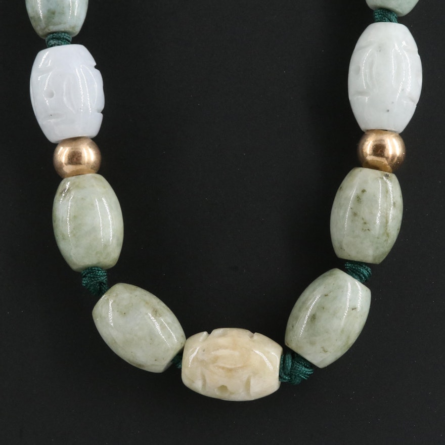 Jadeite Bead Necklace