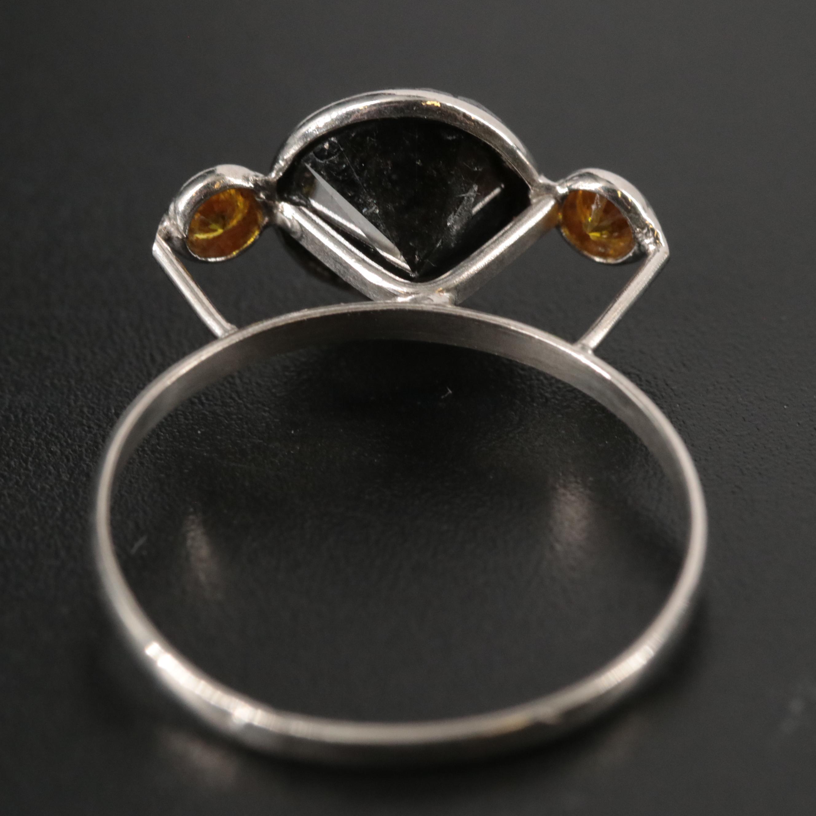 14K Black and Yellow Diamond