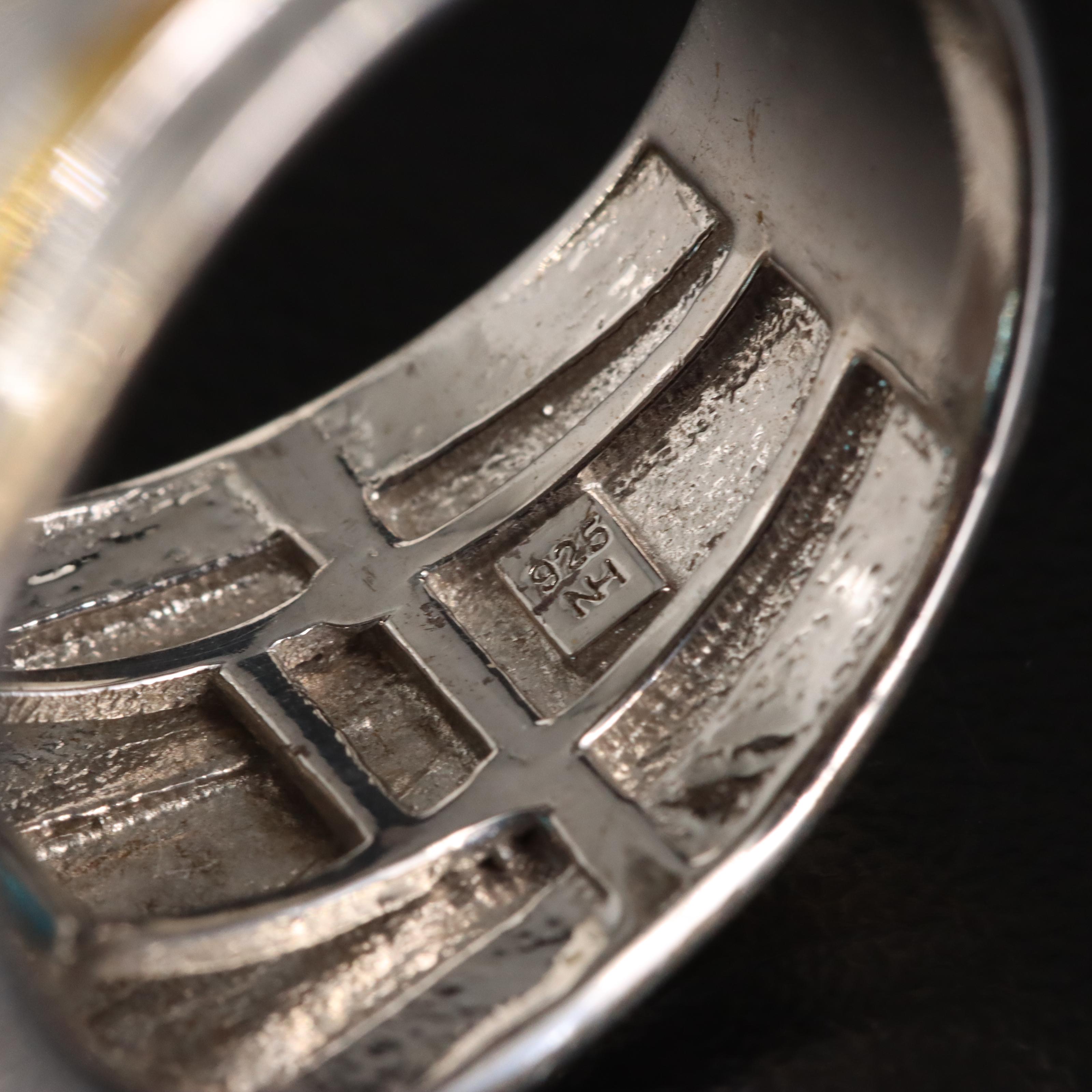 Sterling London Blue Topaz Ring