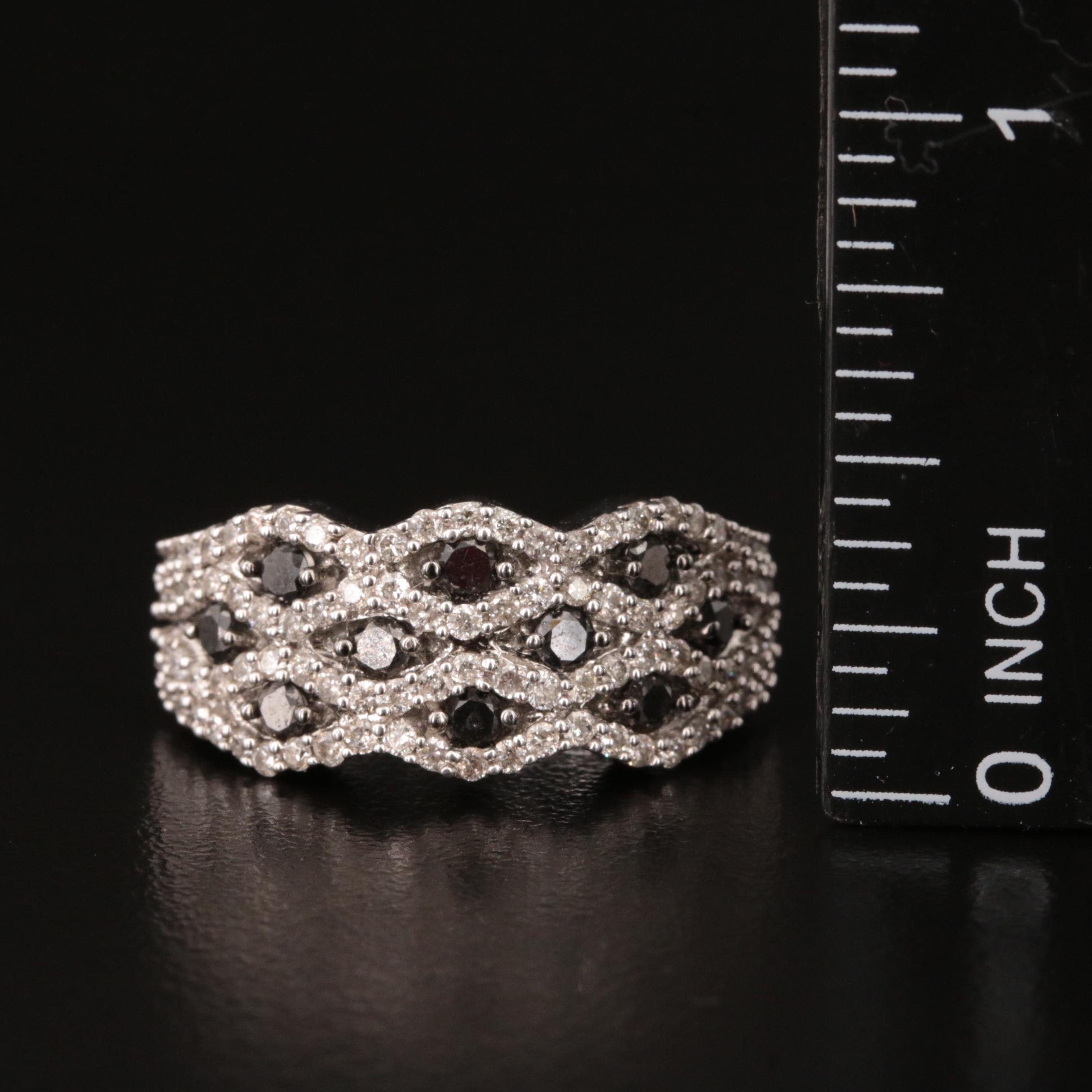 14K 1.62 CTW Diamond Cluster Ring