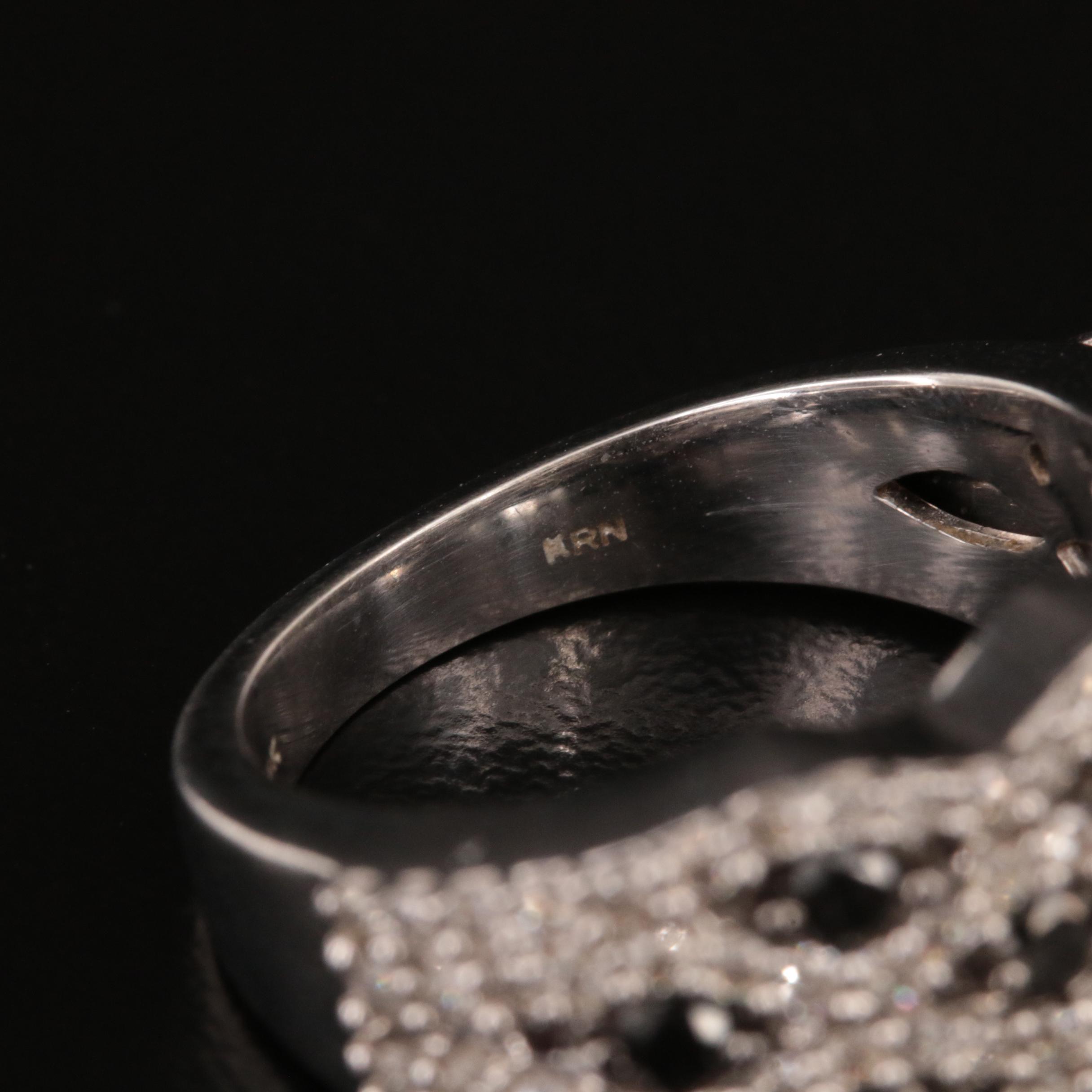 14K 1.62 CTW Diamond Cluster Ring