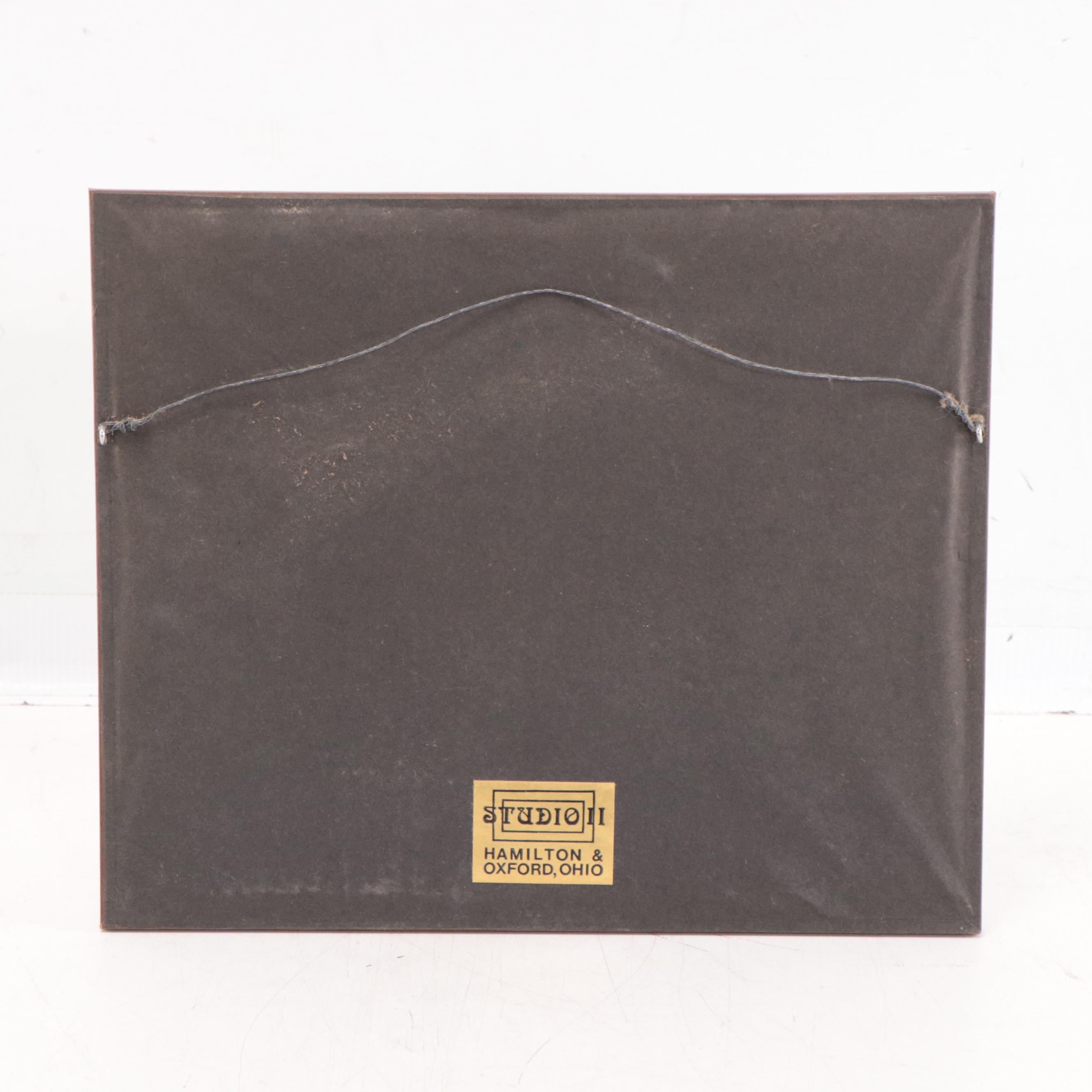 L. H. Hammond Landscape Watercolor Painting, 1971