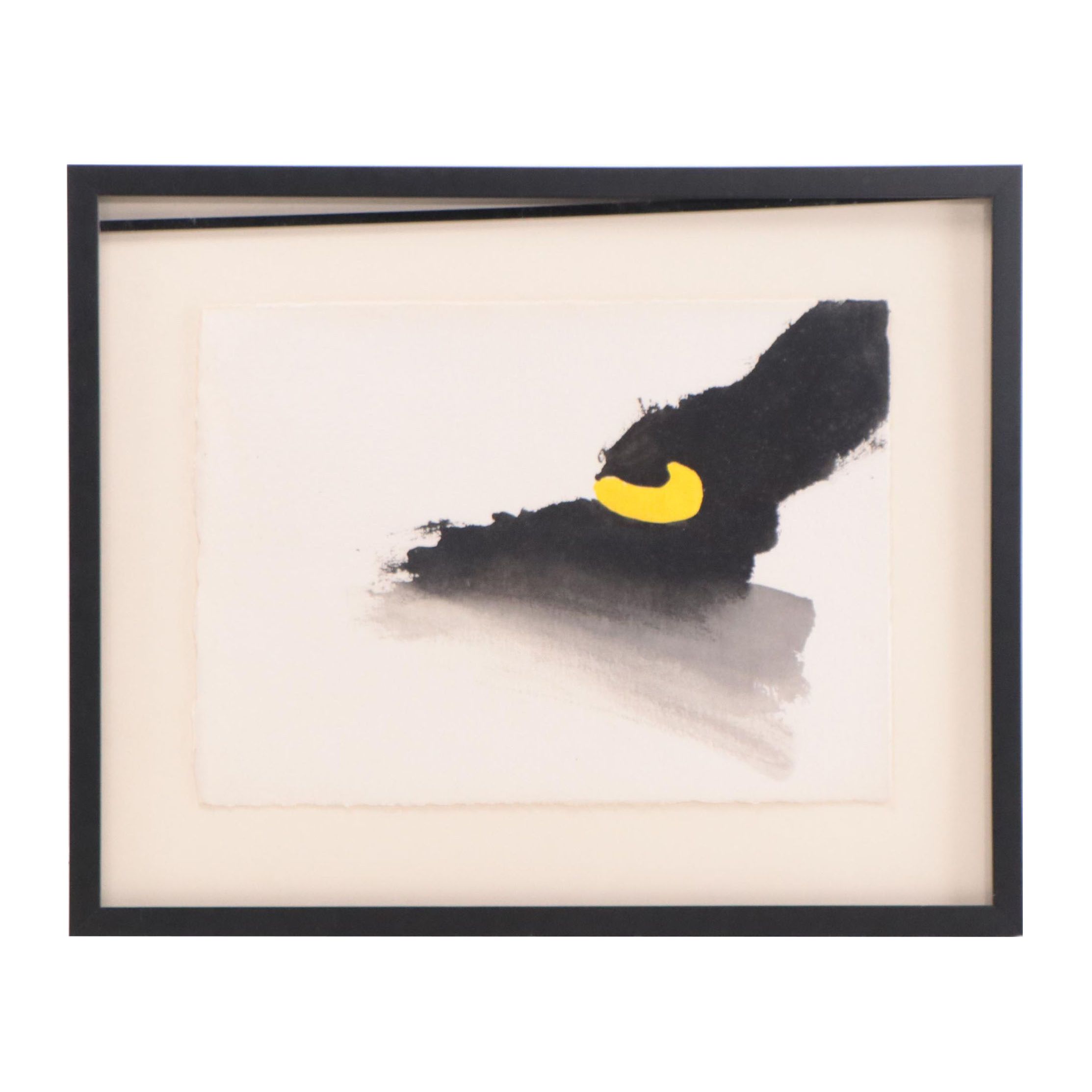 Beth Hertz Abstract Watercolor "Untitled IX," 1987