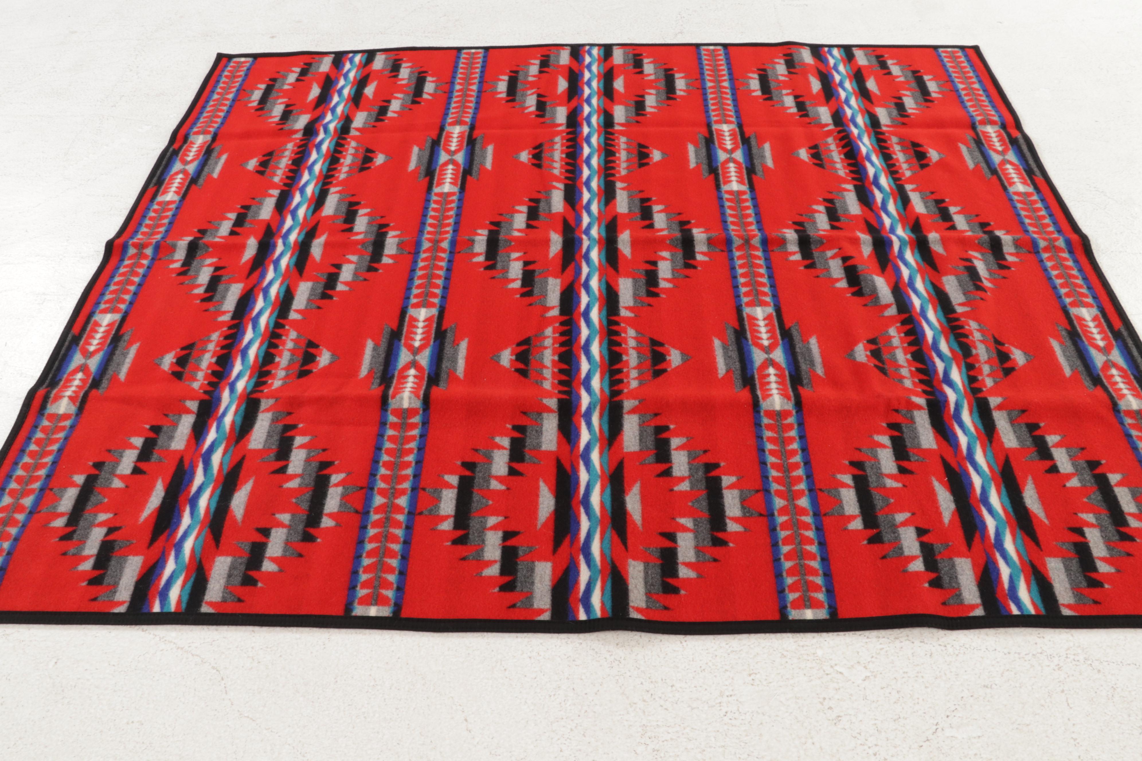 Beaver State Pendleton Western Style Wool Throw