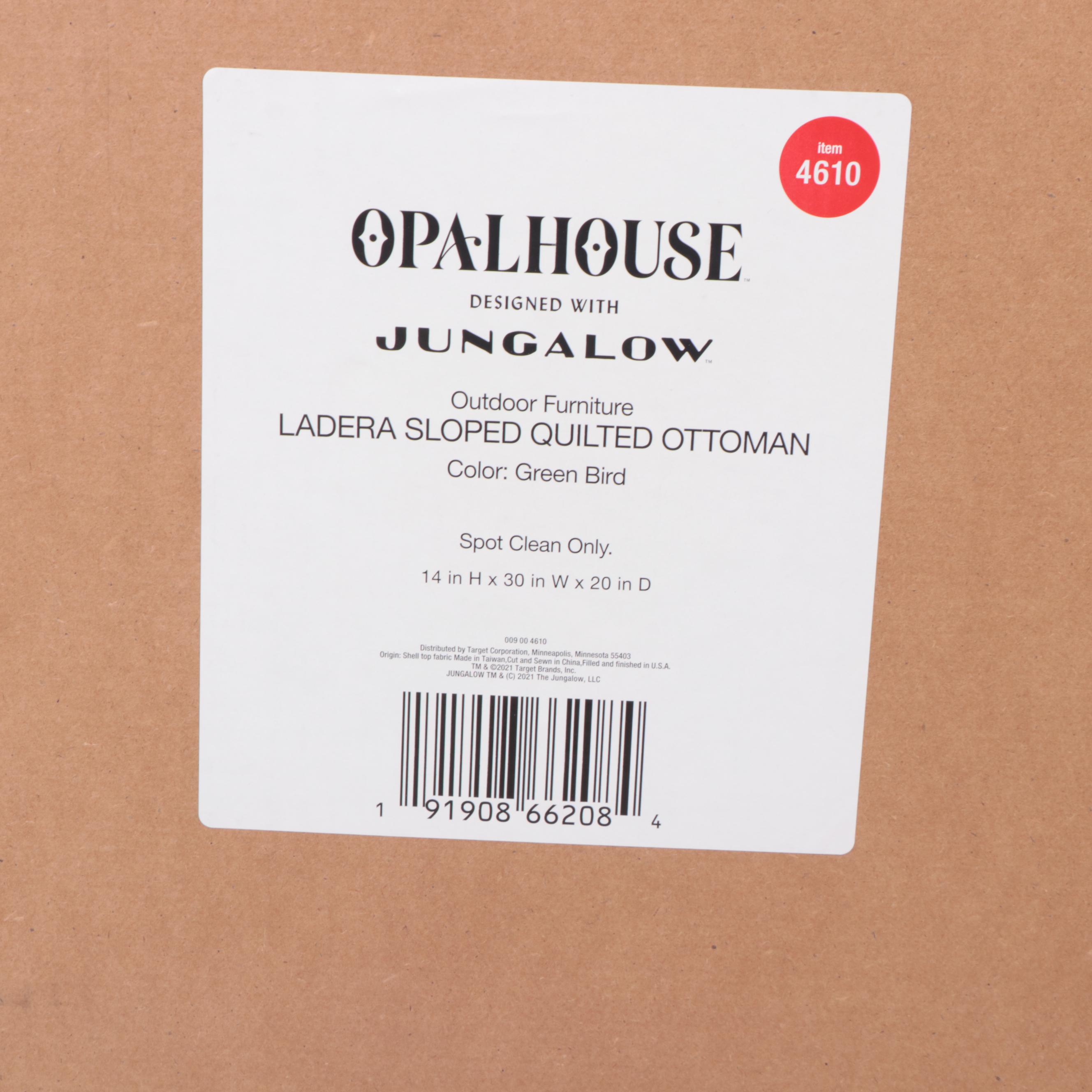 Opalhouse with Jungalow "Ladera"  Sloped Quilted Patio Ottoman