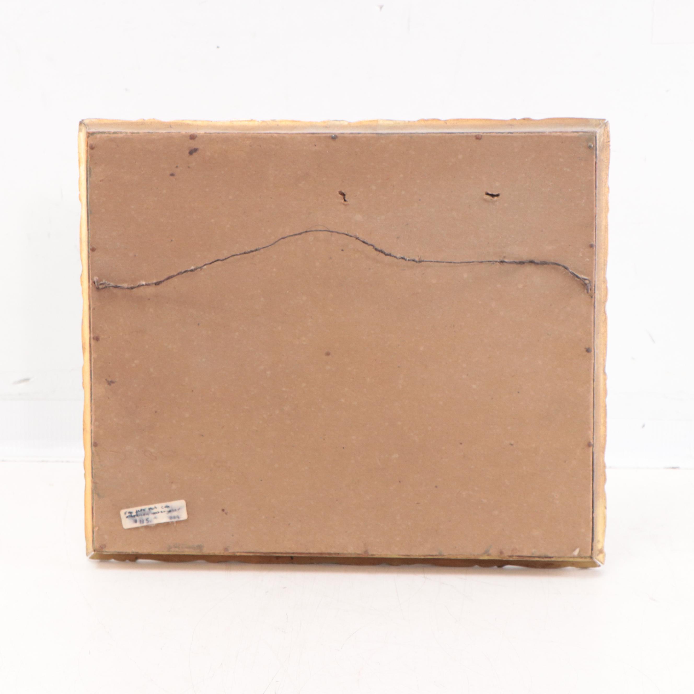 Nautical Landscape Watercolor Painting, Circa 1900