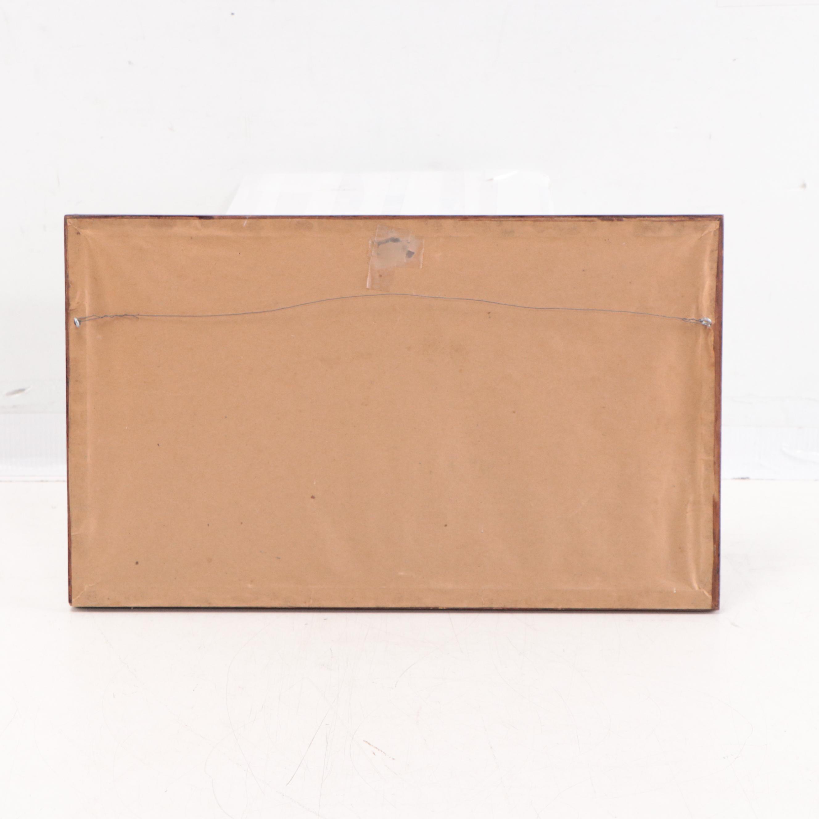 Hand-Embellished Nautical Scene Photogravure