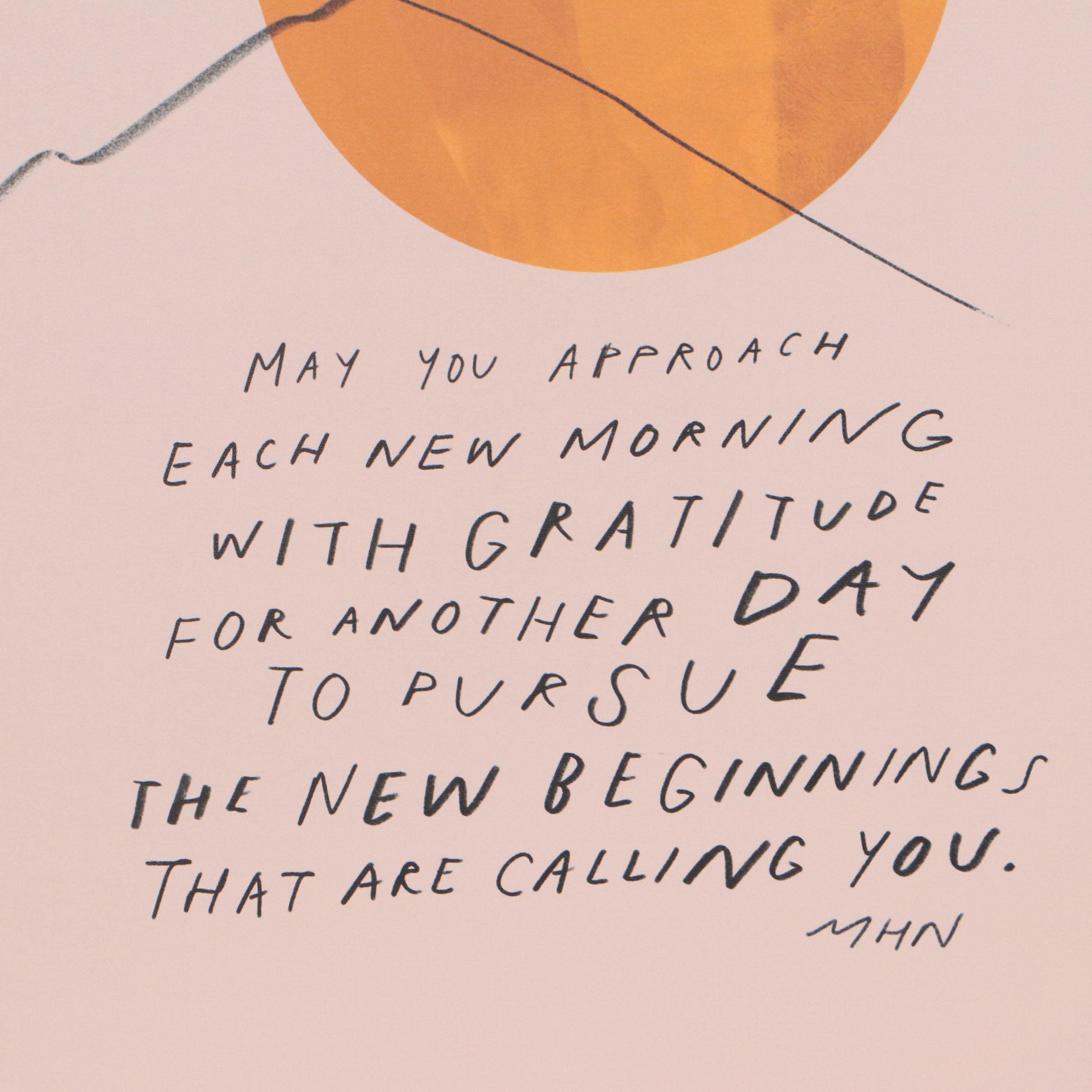 Inspirational Giclée After Morgan Harper Nichols "New Beginnings"