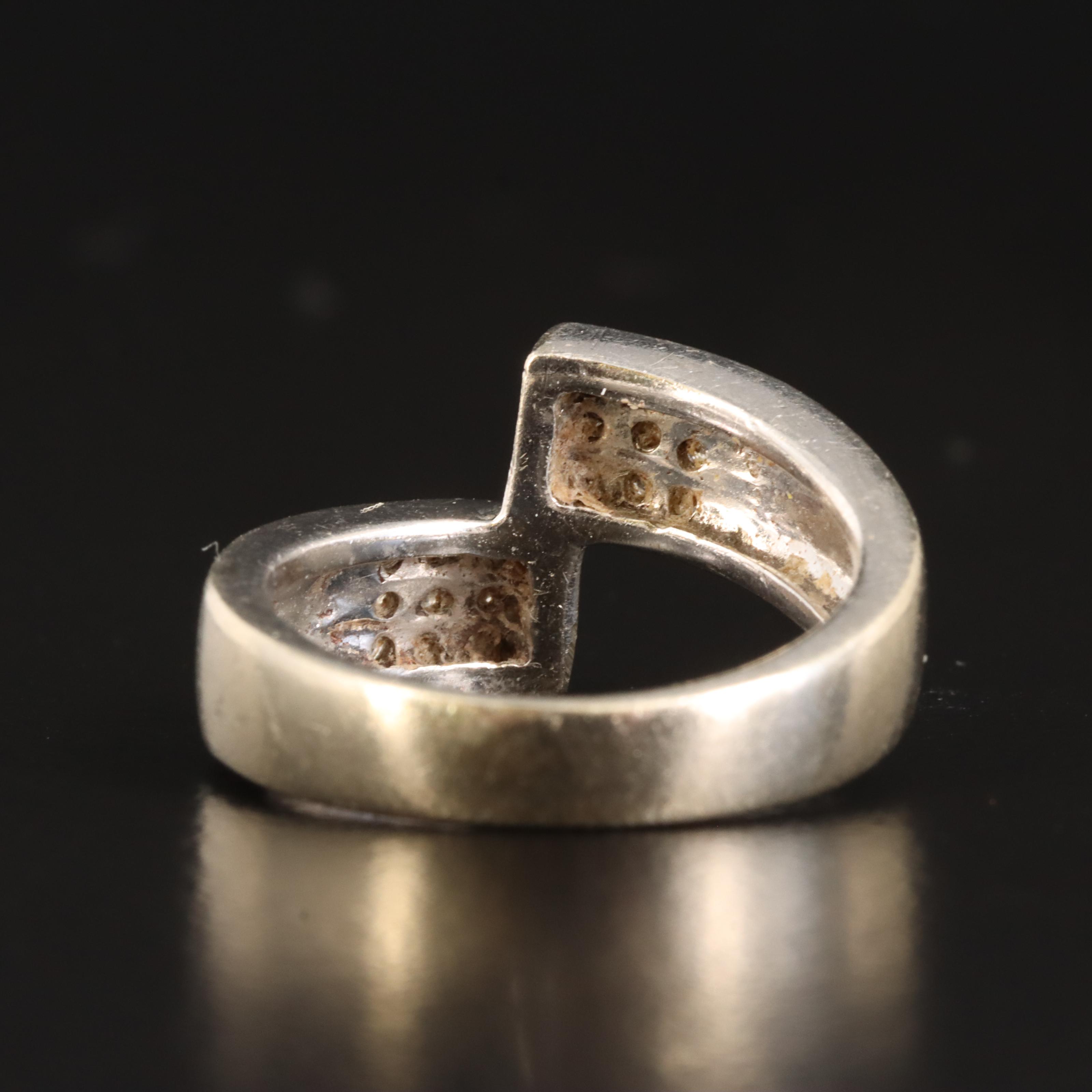 14K 0.36 CTW Diamond Bypass Ring