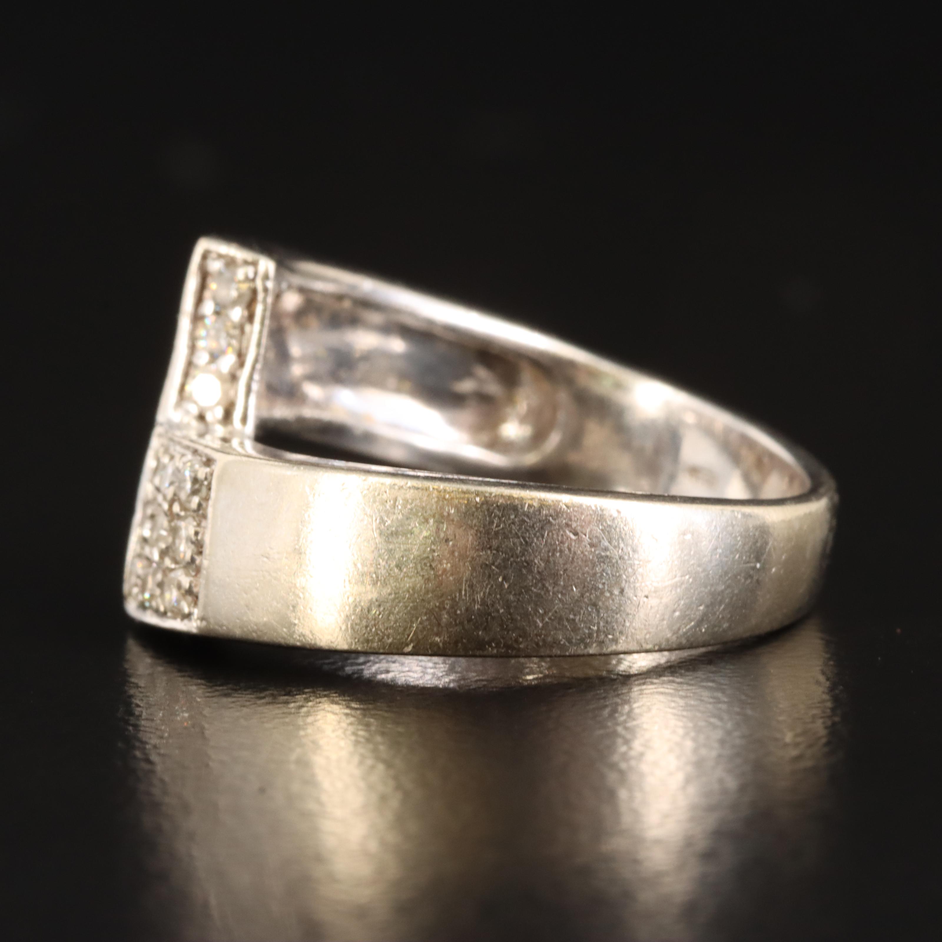 14K 0.36 CTW Diamond Bypass Ring