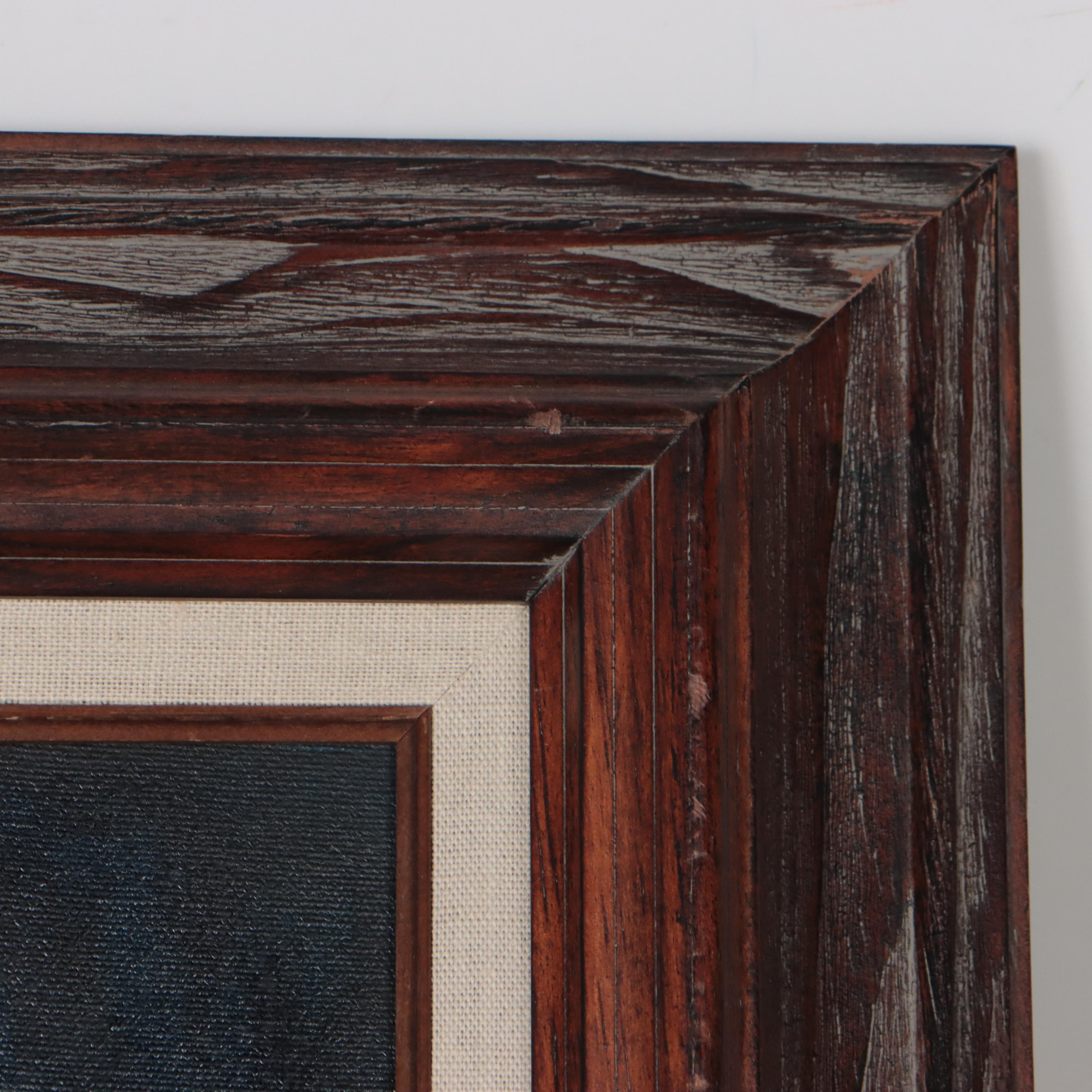 Military Portrait Oil Painting, 1986