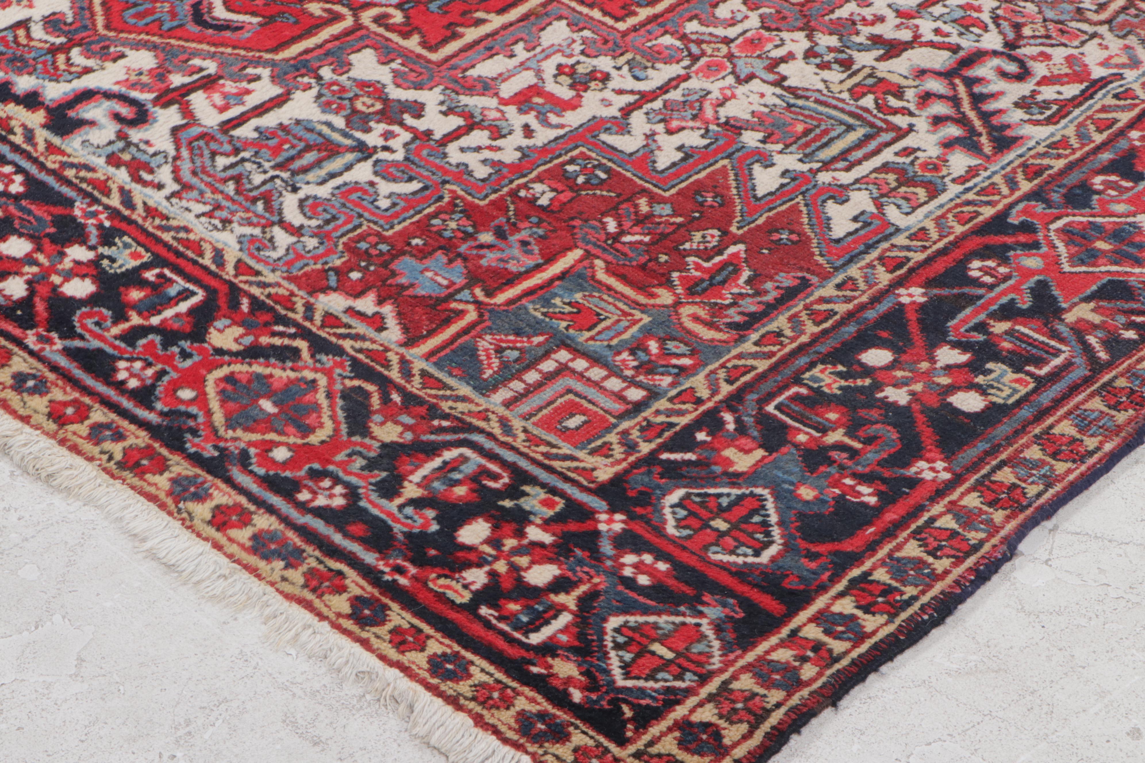 7'3 x 11'2" Hand-Knotted Persian Tabriz Area Rug