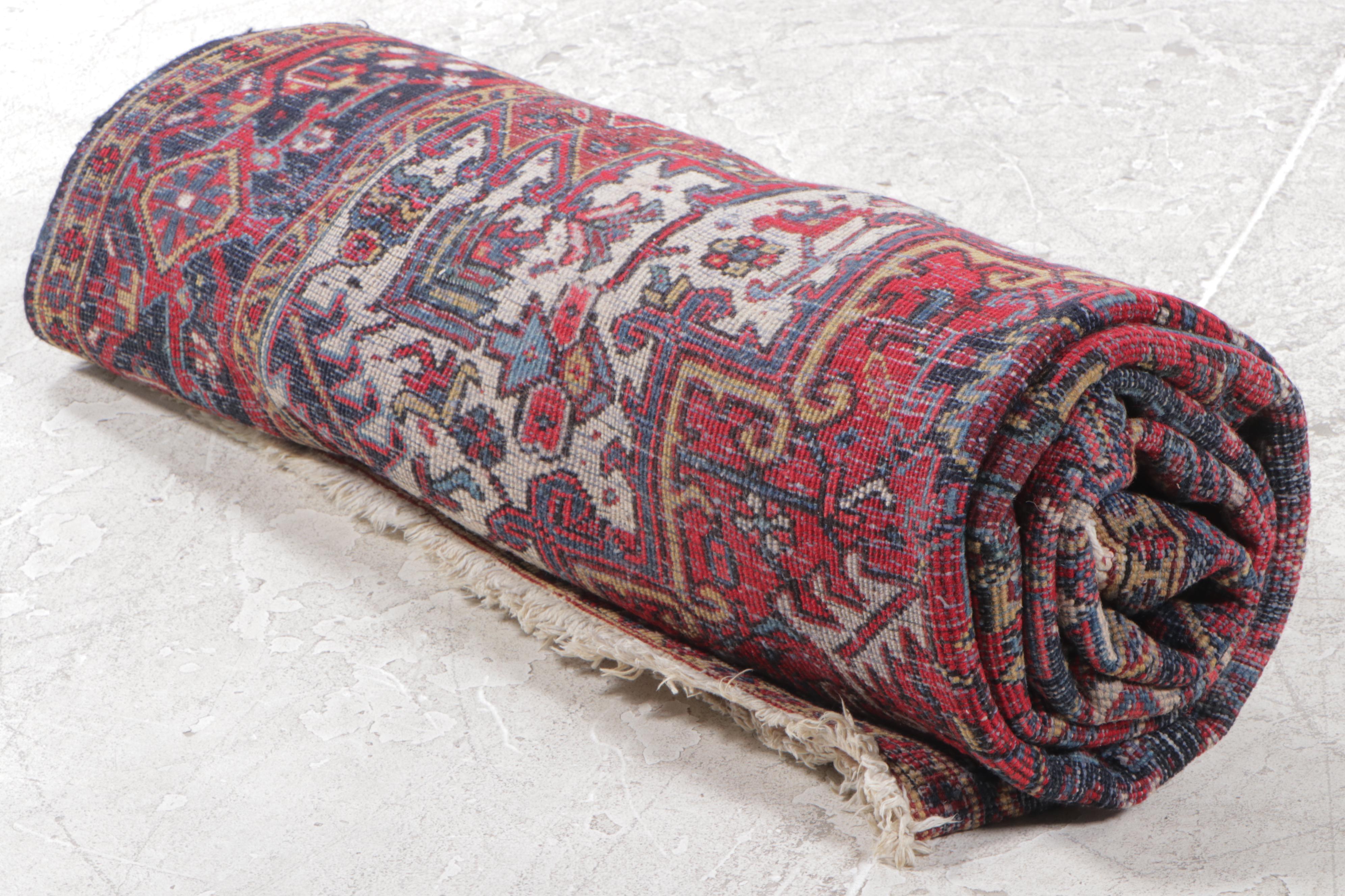 7'3 x 11'2" Hand-Knotted Persian Tabriz Area Rug