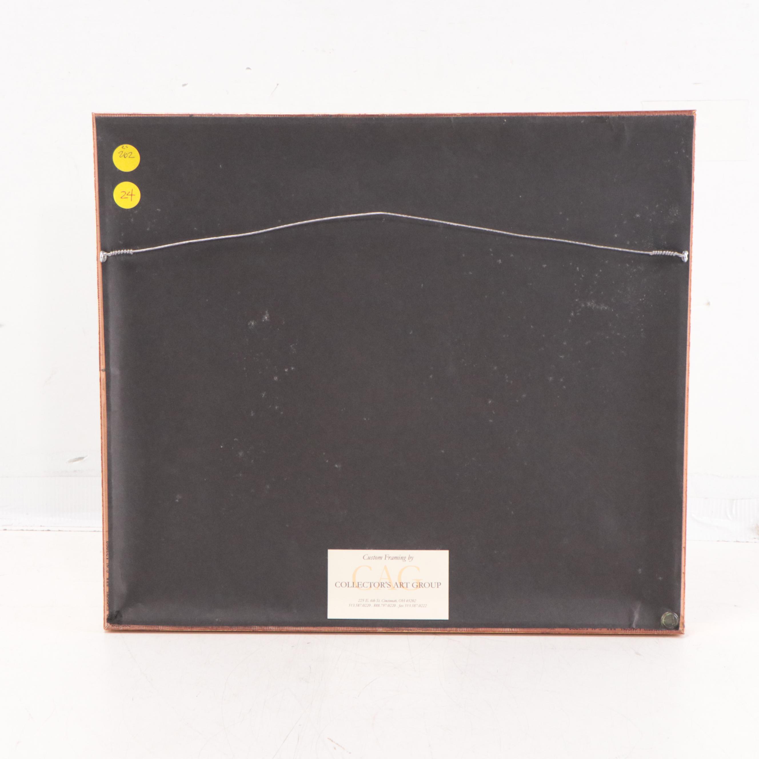 Herman Henry Wessel Graphite and Watercolor Drawing