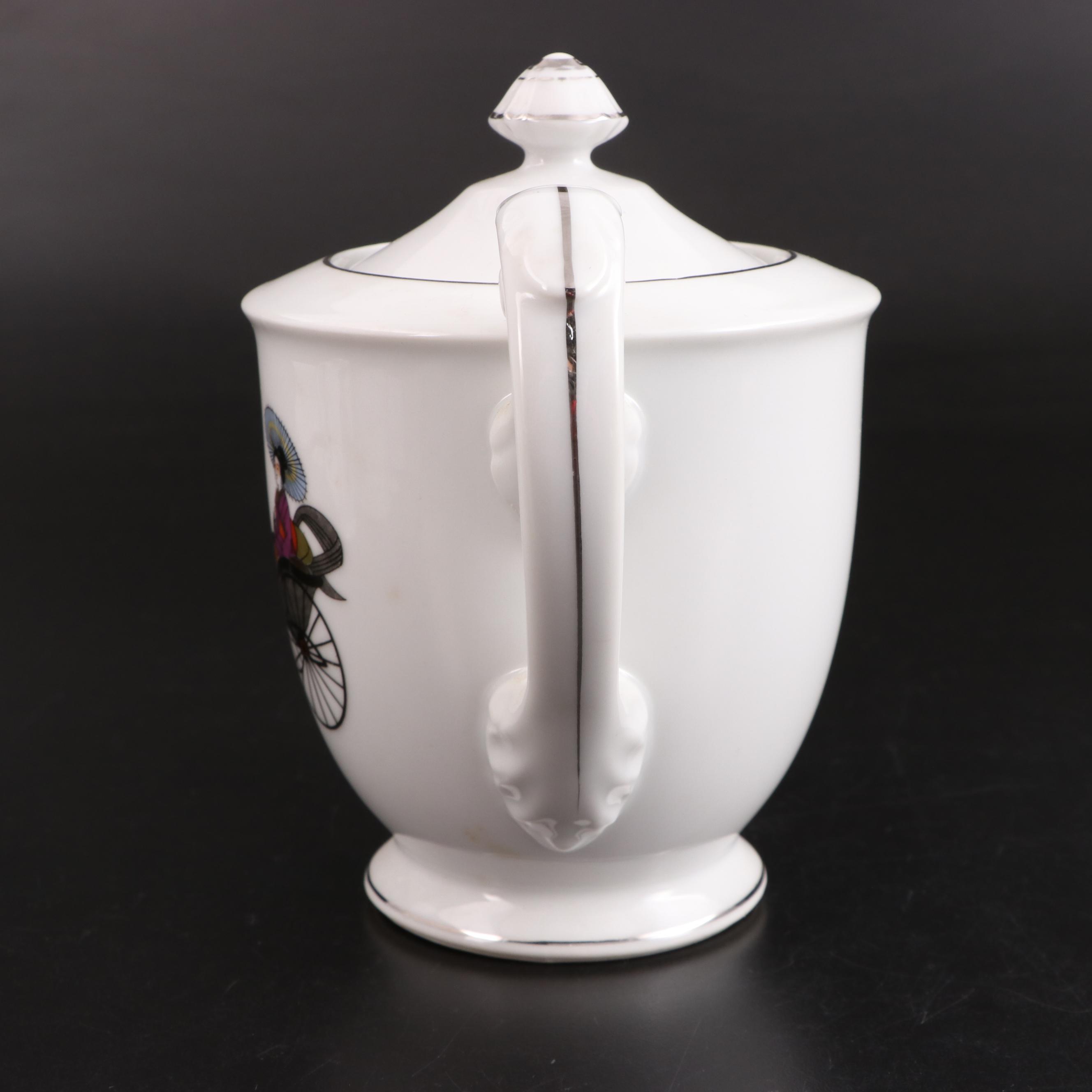 Japanese Hakuson China Tea Set