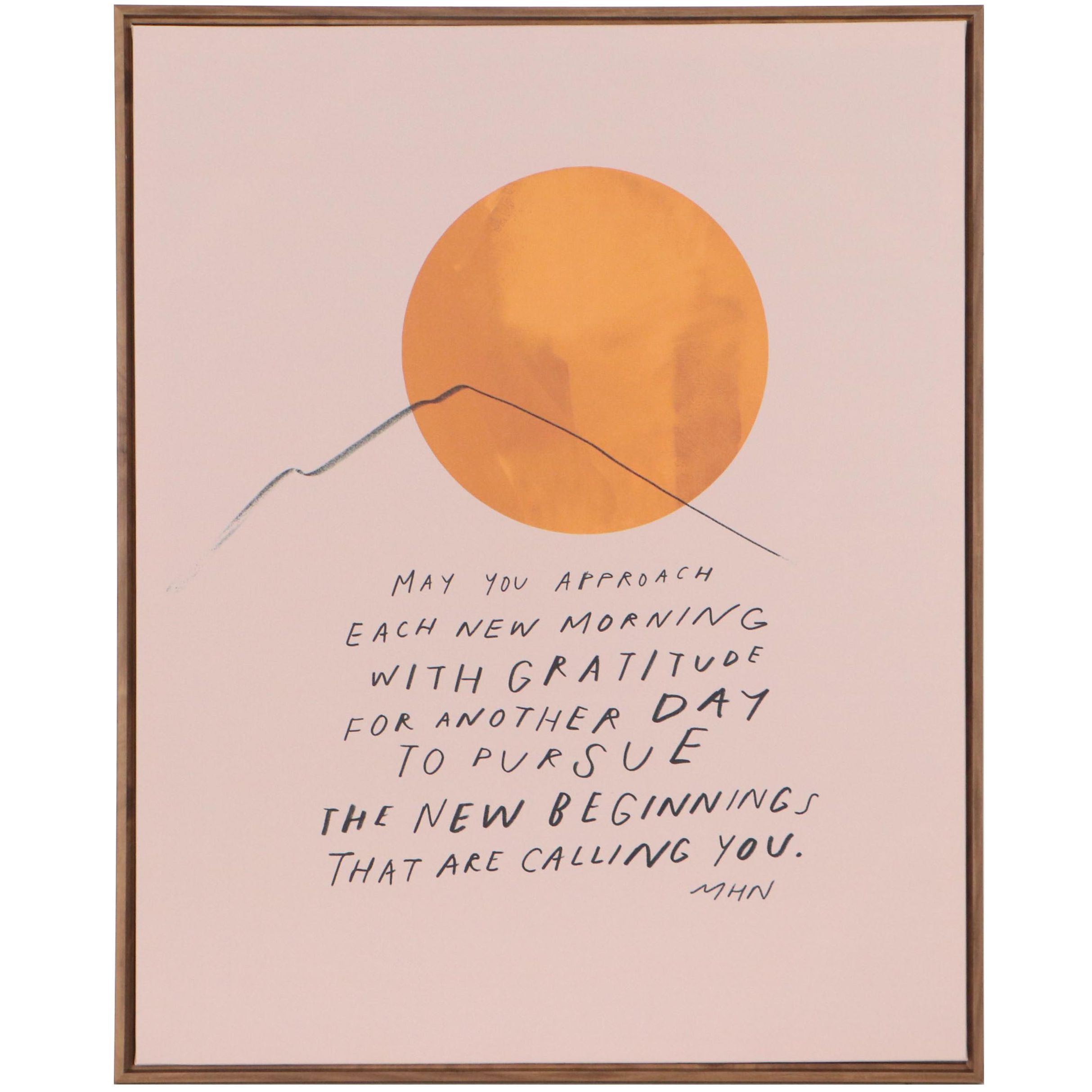 Inspirational Giclée After Morgan Harper Nichols "New Beginnings"