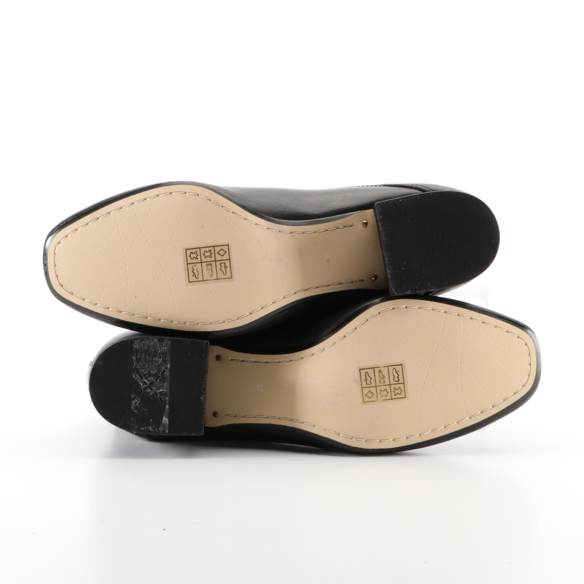 Ajoy Sahu Ankle Boots in Black Leather