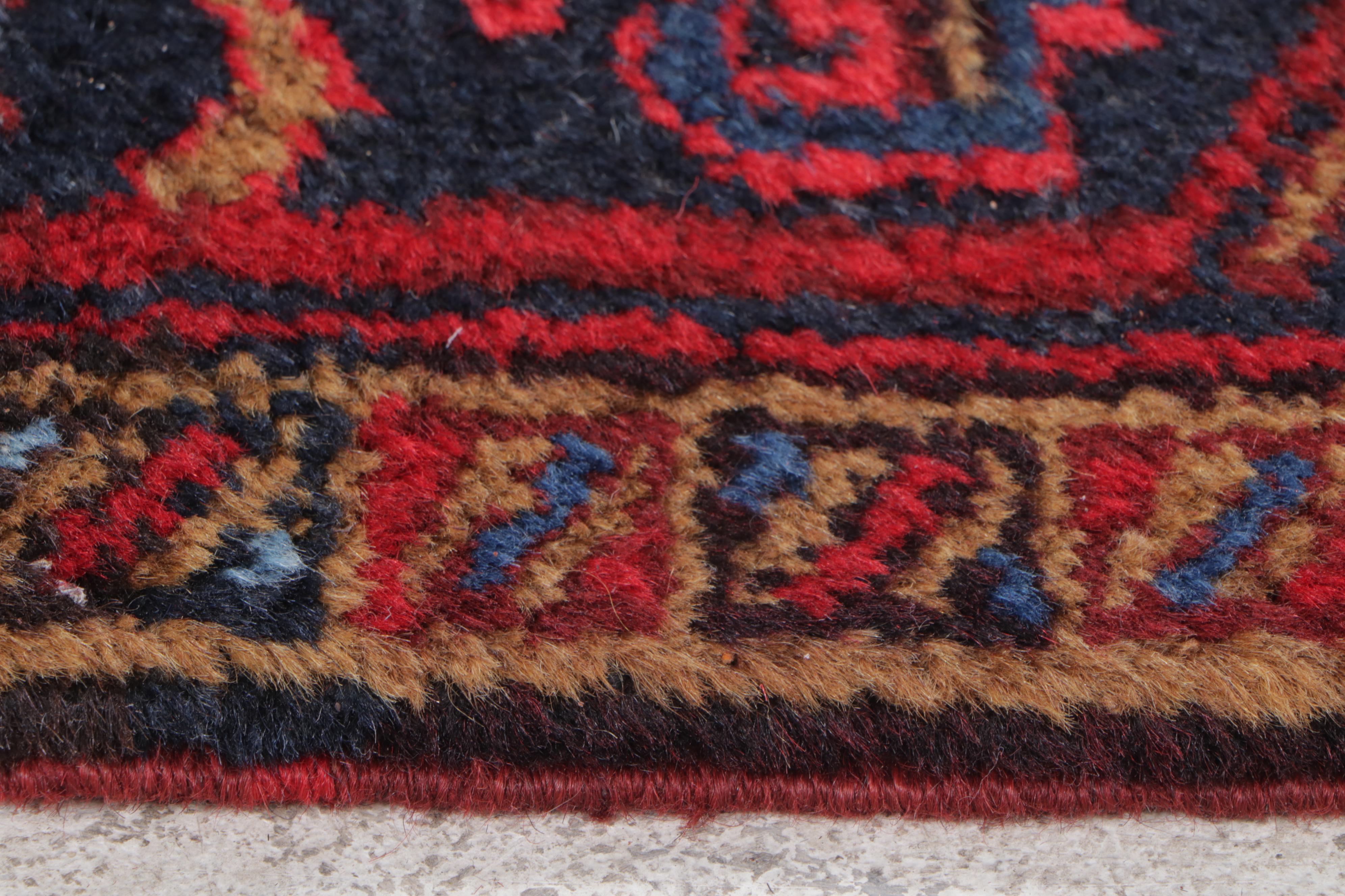 7'6 x 11'4 Hand-Knotted Persian Heriz Area Rug