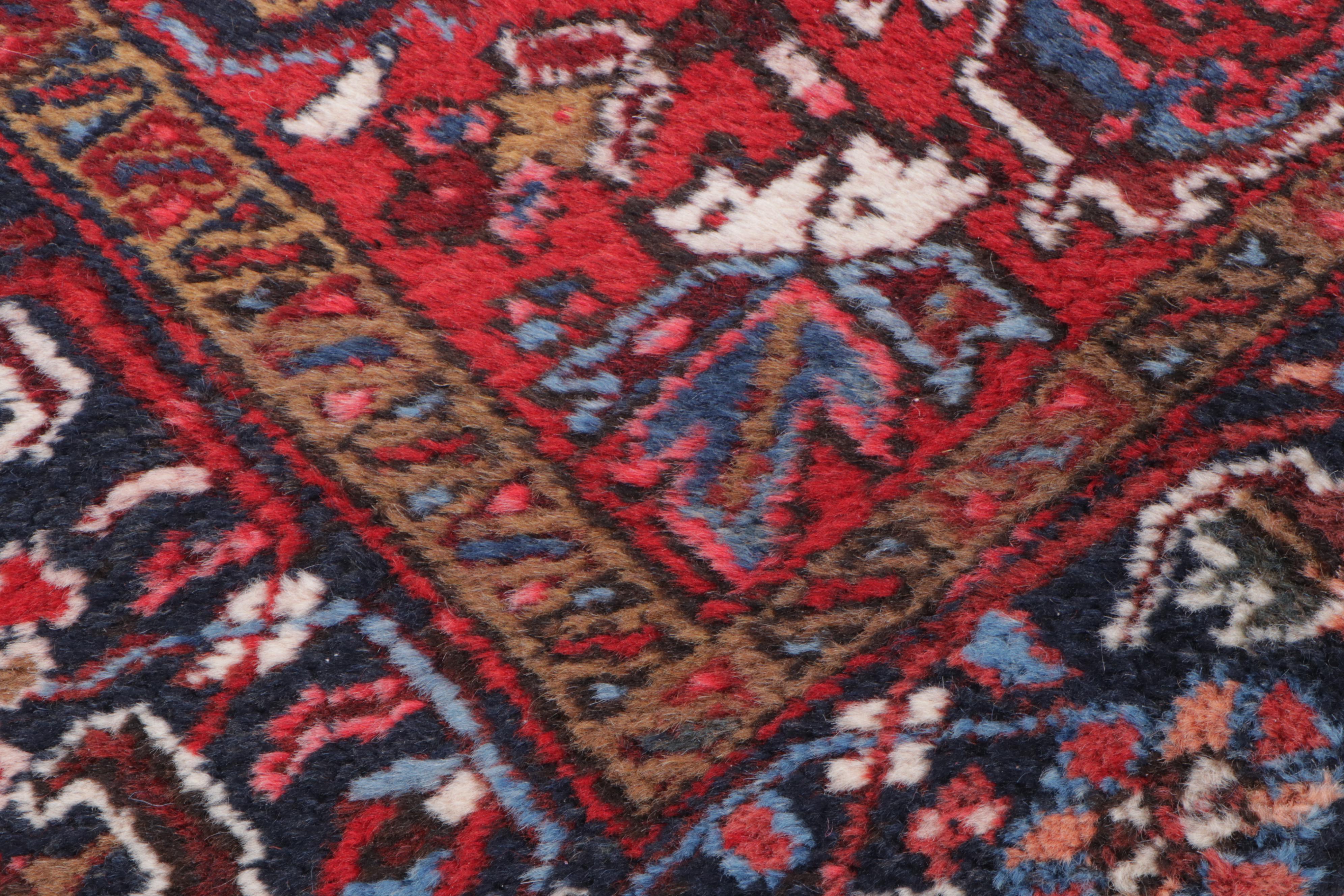 7'6 x 11'4 Hand-Knotted Persian Heriz Area Rug
