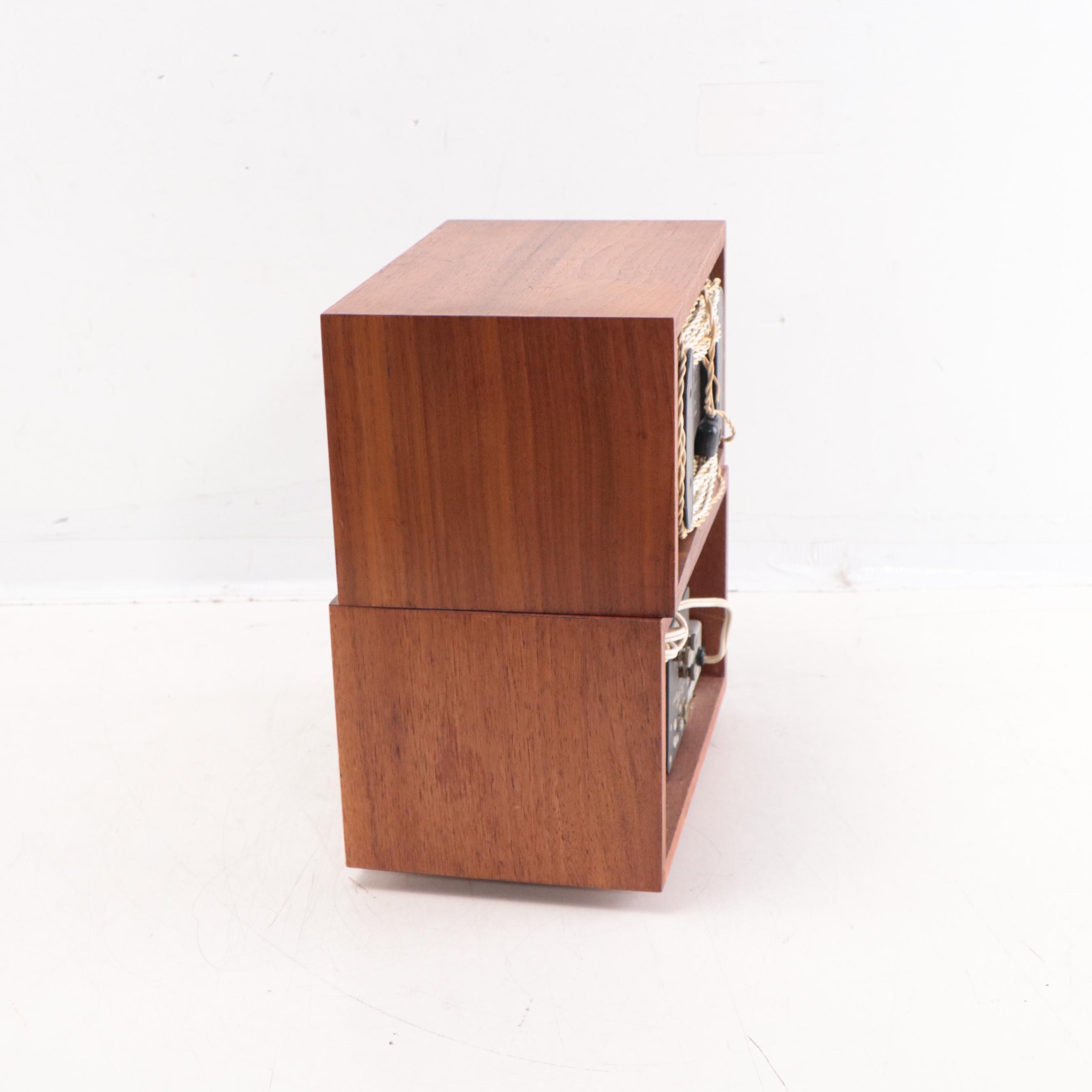 KLH Model Eight FM Tabletop Radio with Loudspeaker, Late 20th Century