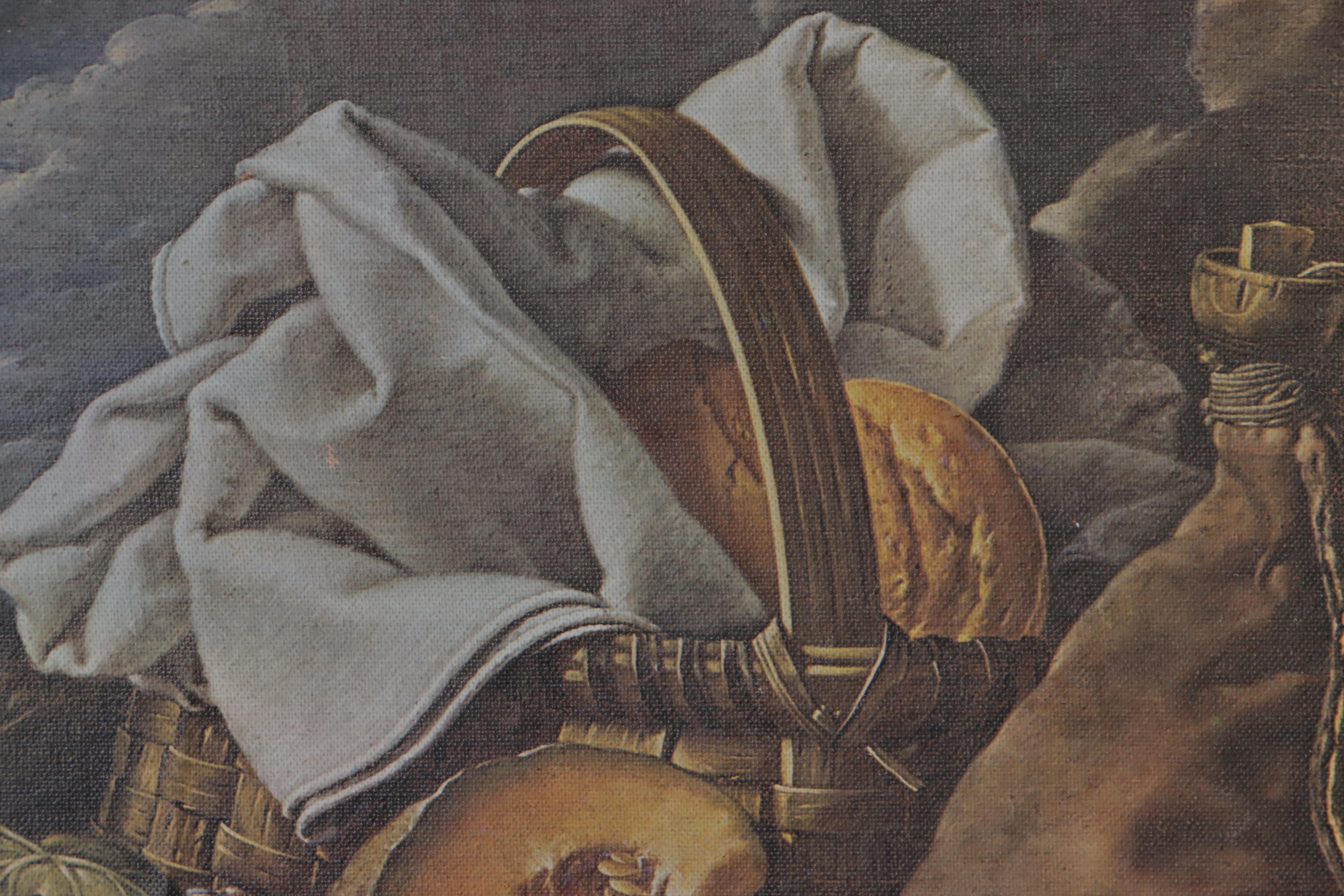 Offset Lithograph of Fruit Still Life