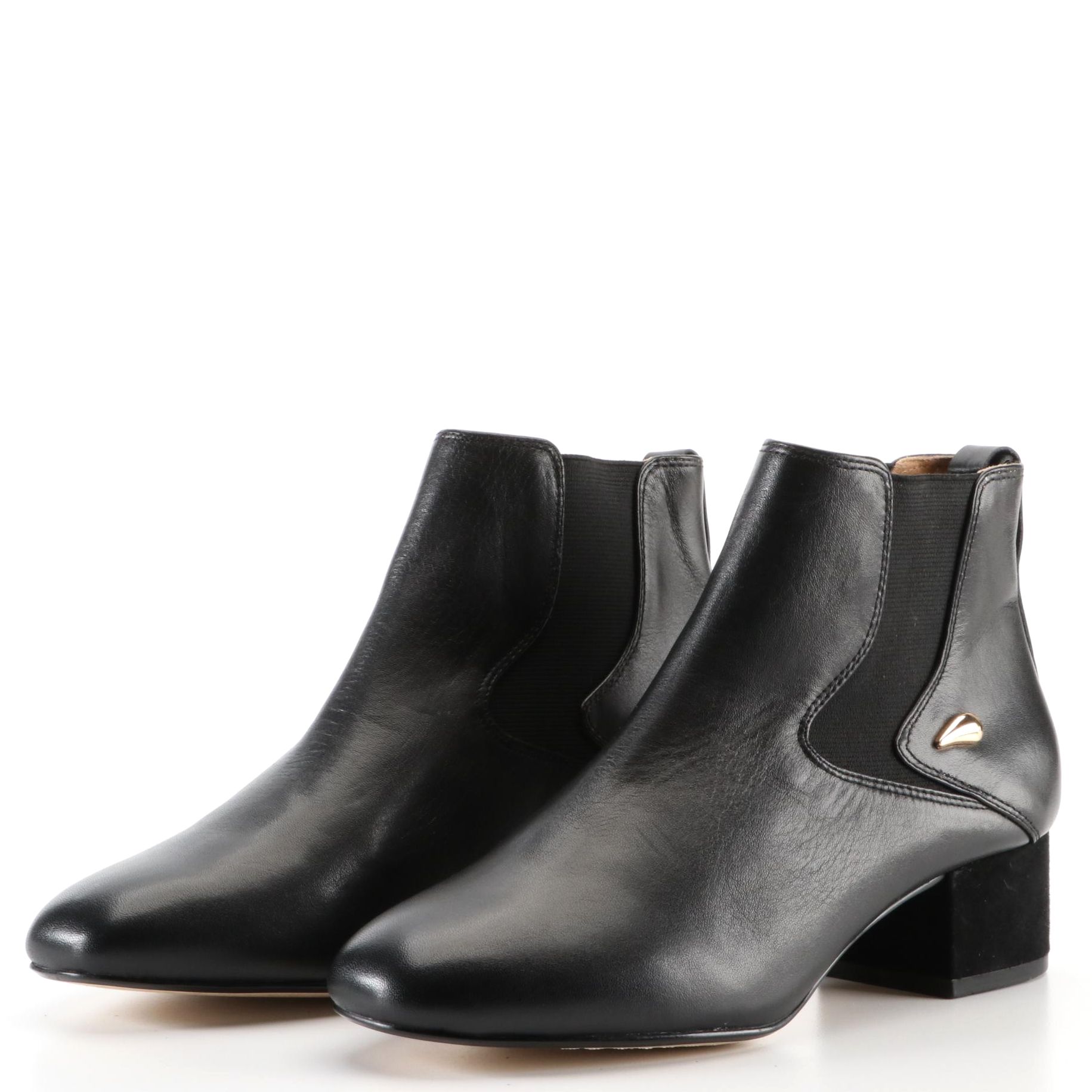 Ajoy Sahu Ankle Boots in Black Leather