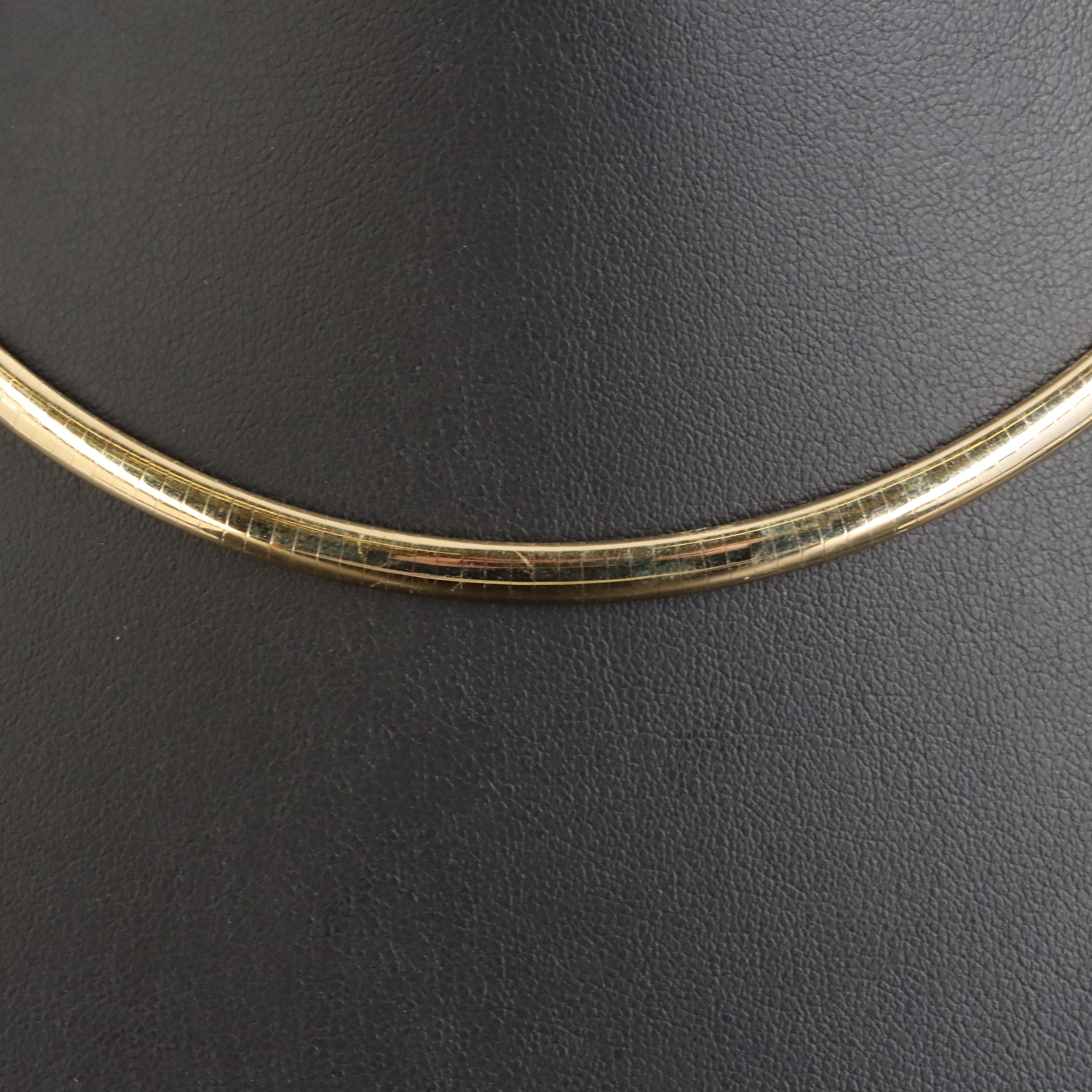 14K Omega Chain Necklace