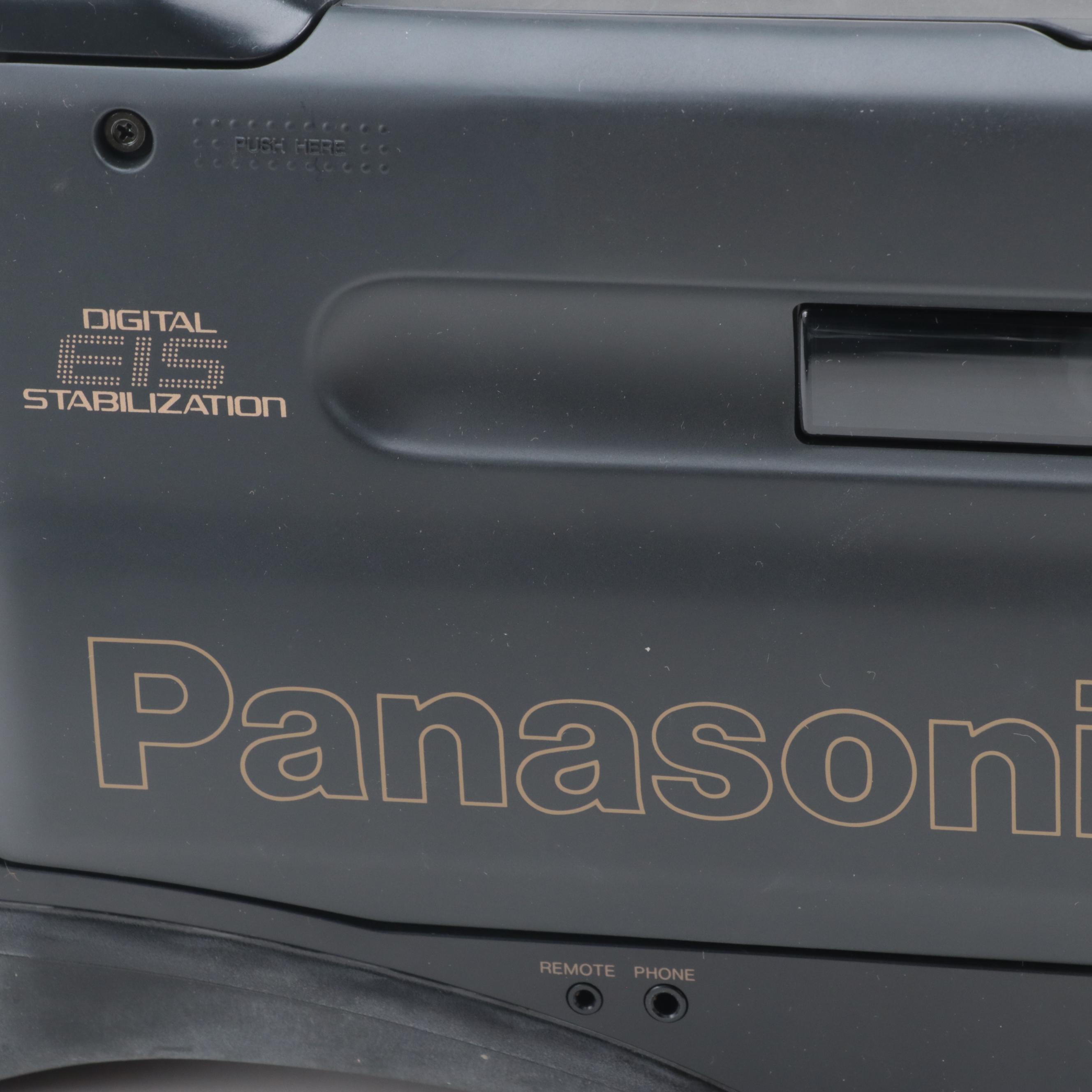 Panasonic OmniMovie VHS Video Camera and Case, 1993