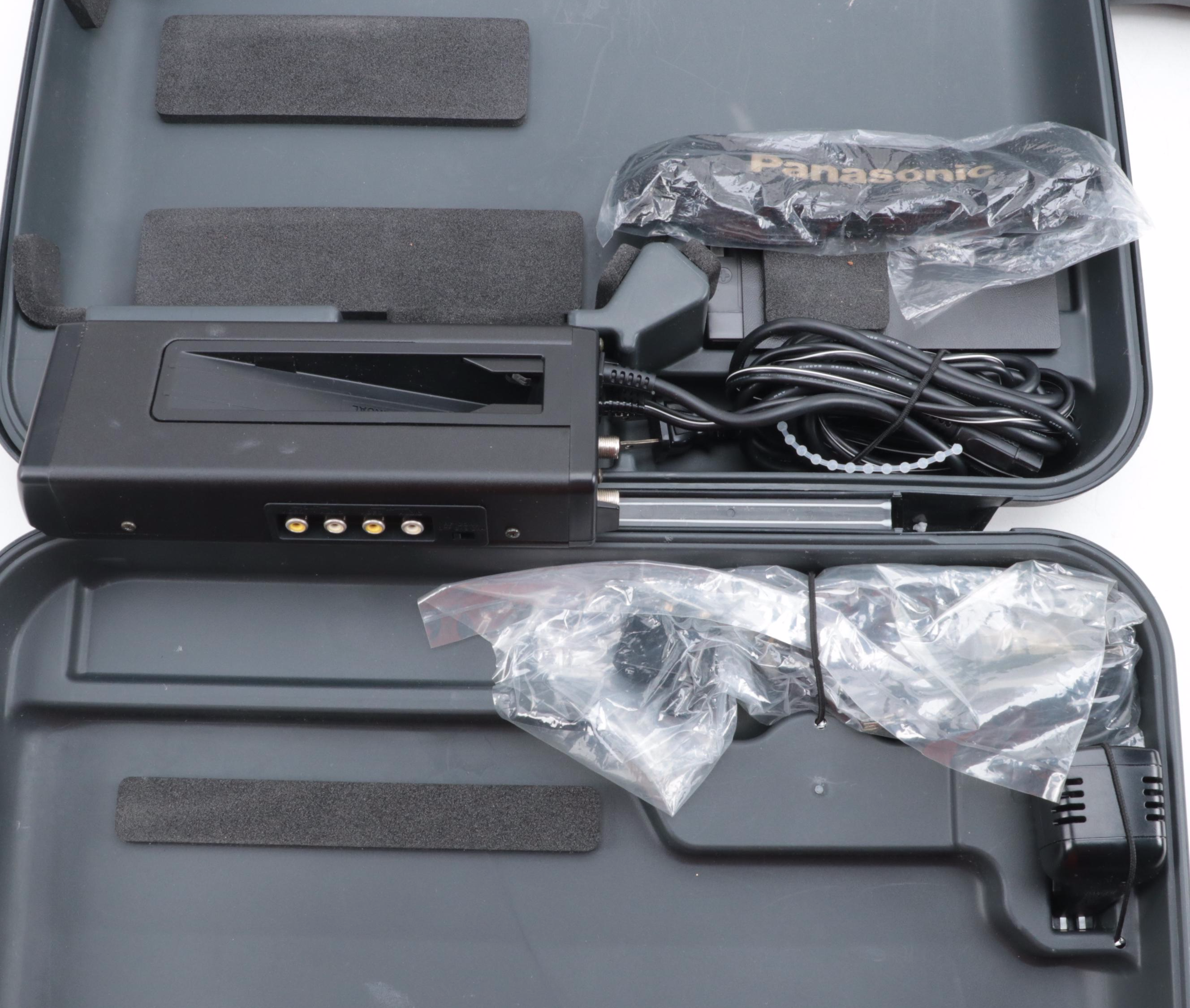 Panasonic OmniMovie VHS Video Camera and Case, 1993