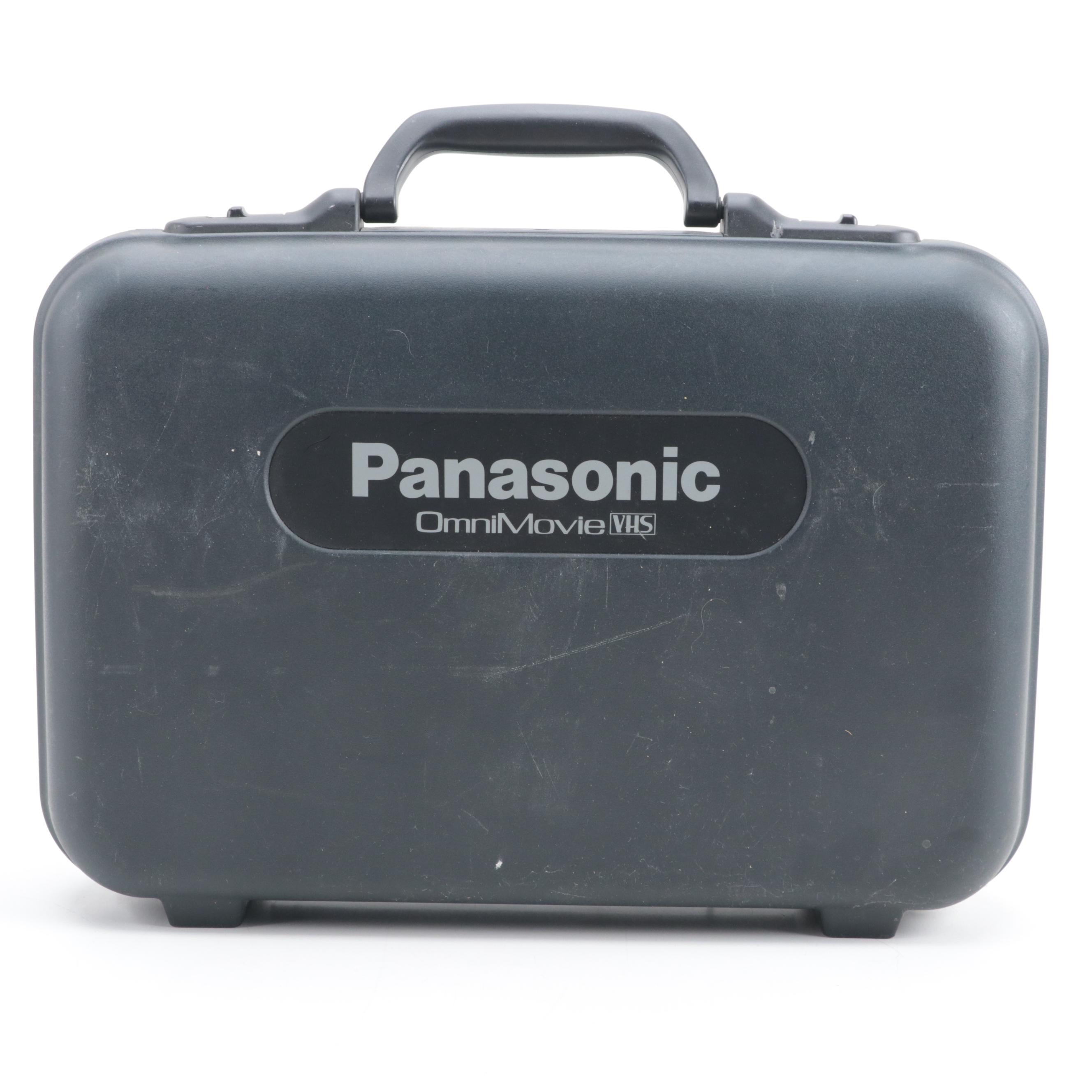 Panasonic OmniMovie VHS Video Camera and Case, 1993