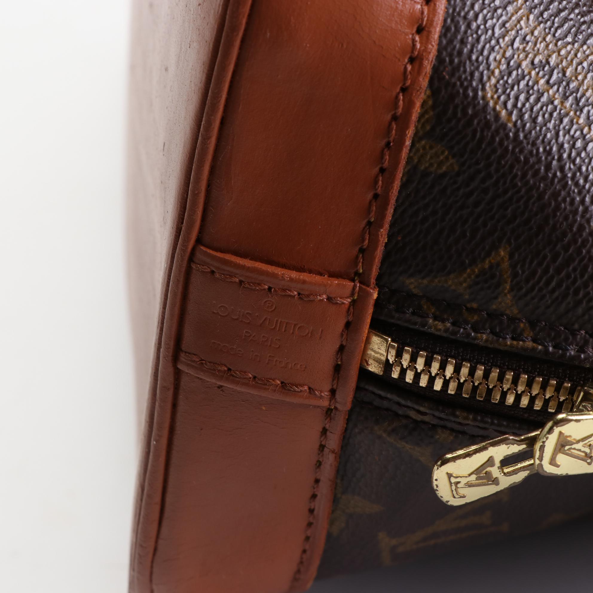 Louis Vuitton Alma PM in Monogram Canvas and Vachetta Leather