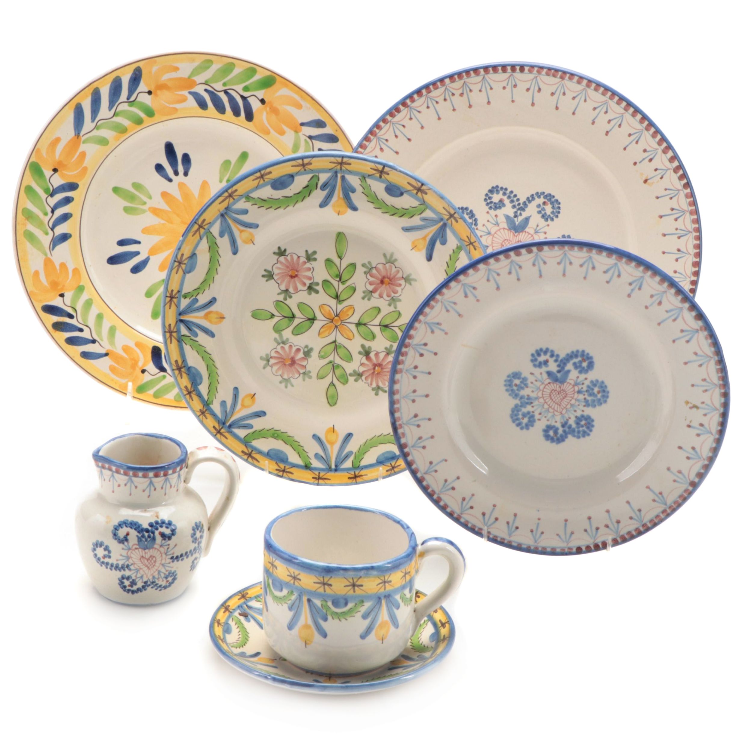 V.L. Lisboa Hand-Painted Portuguese Dinnerware