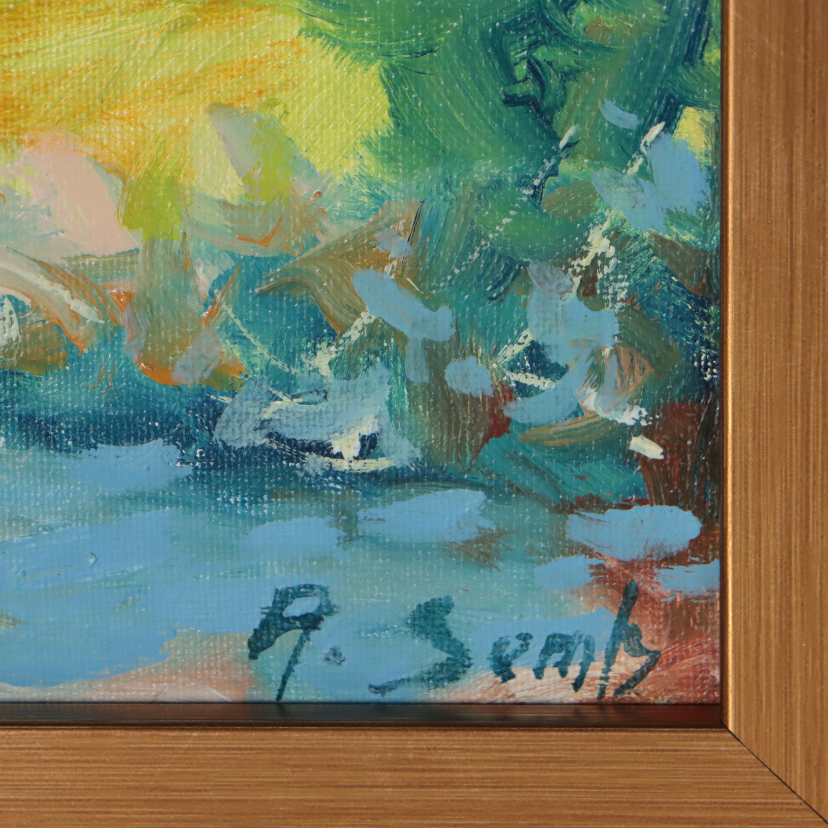 Oil Painting of Landscape, 21st Century