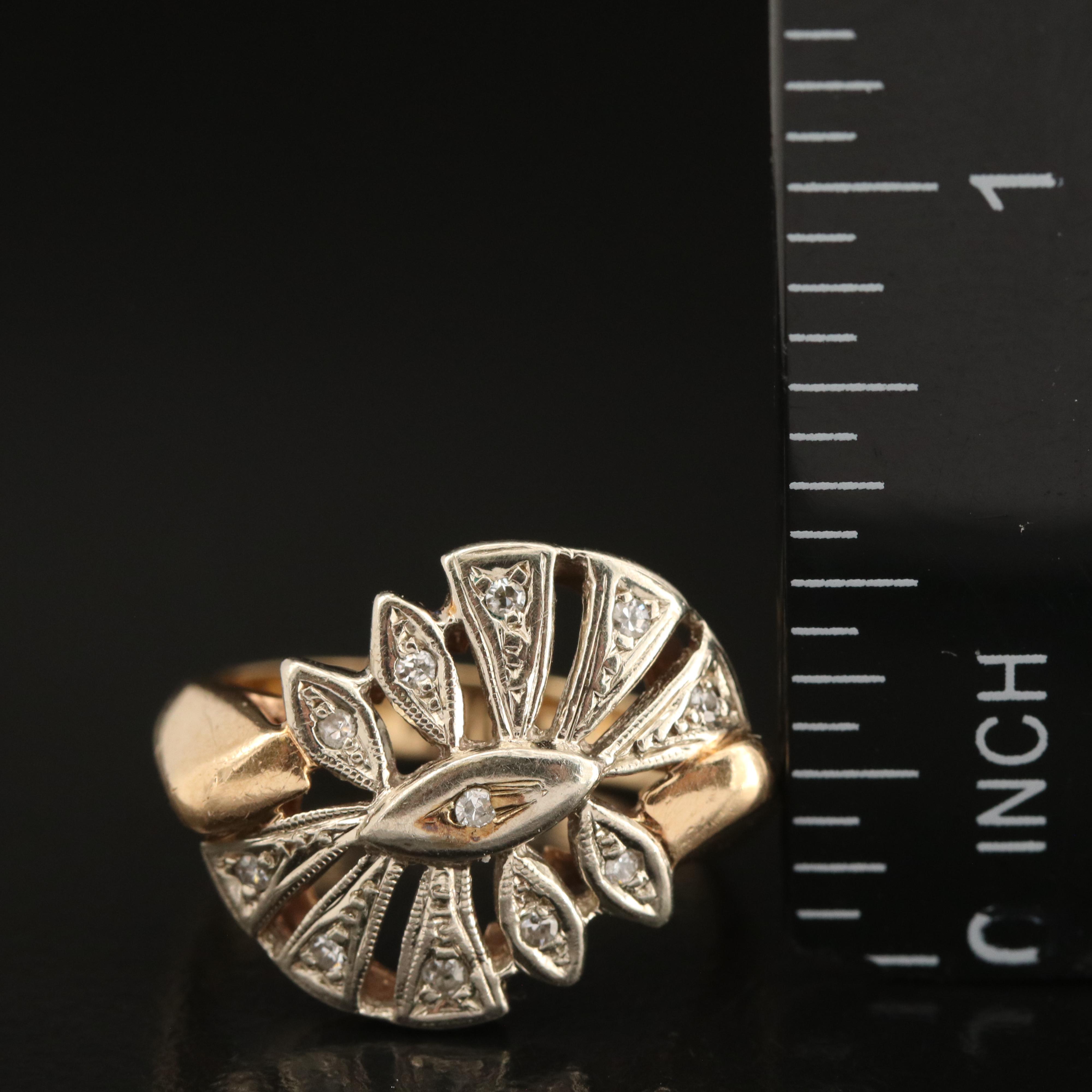 14K 0.10 CTW Diamond Ring