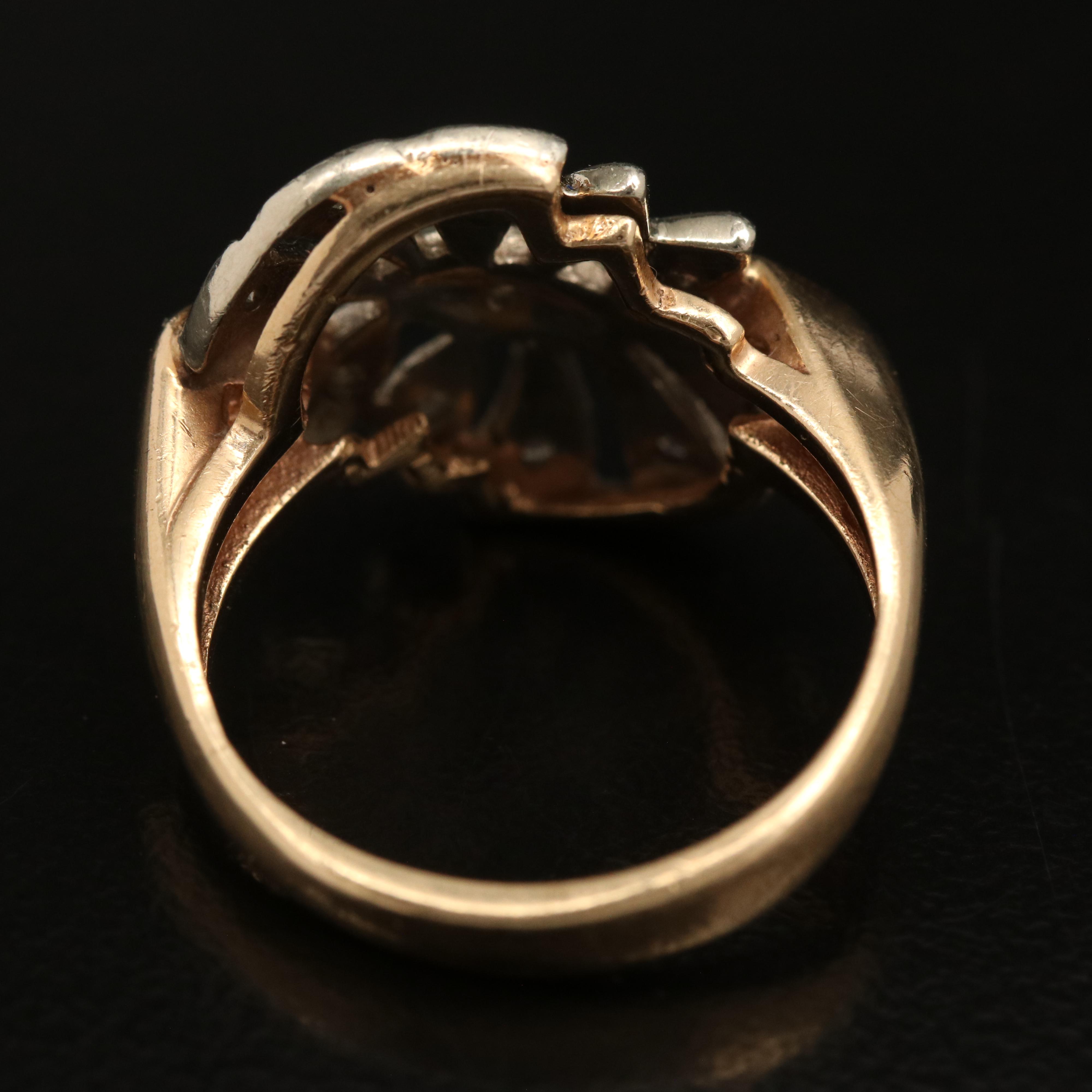 14K 0.10 CTW Diamond Ring