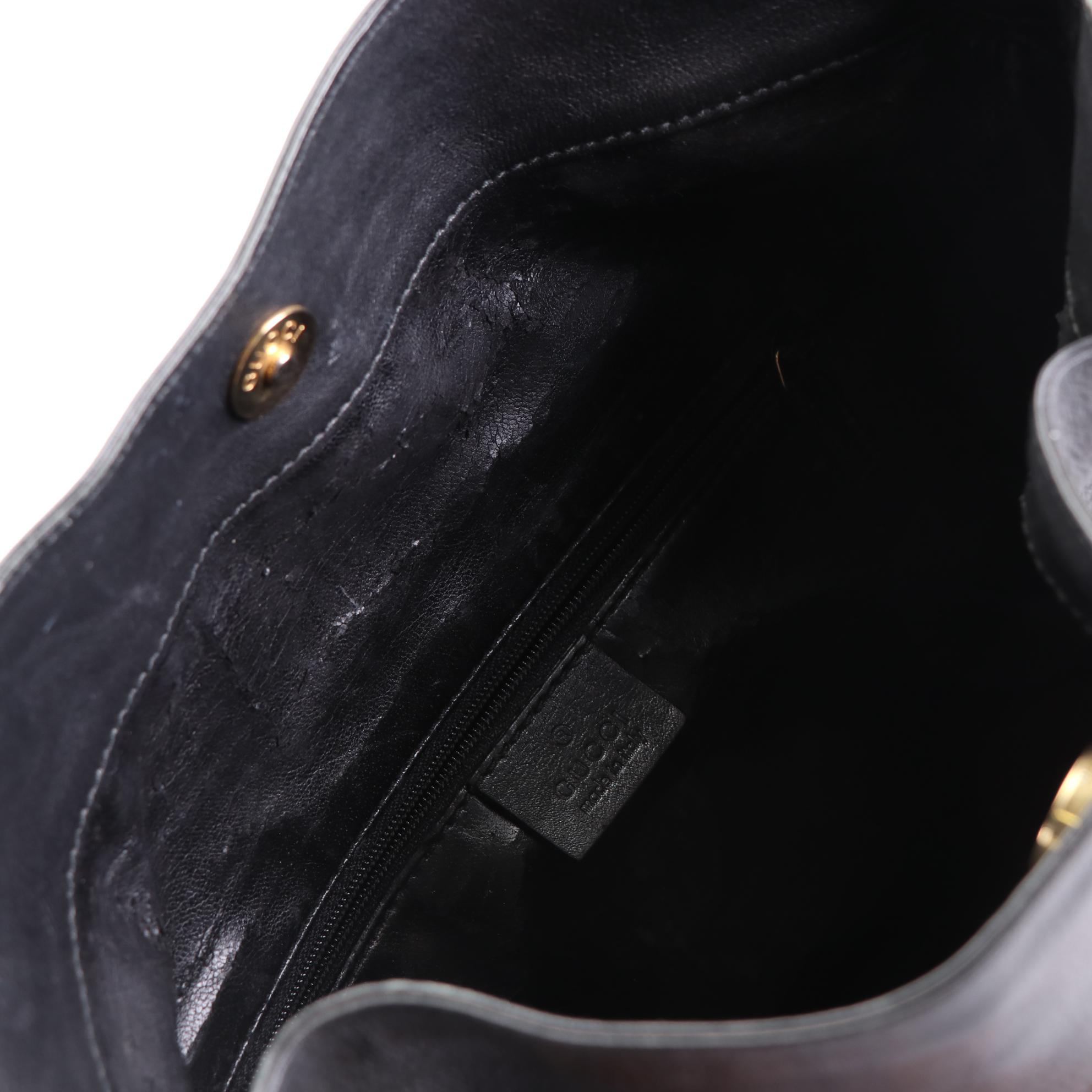 Gucci Bamboo Small Hobo Bag in Leather