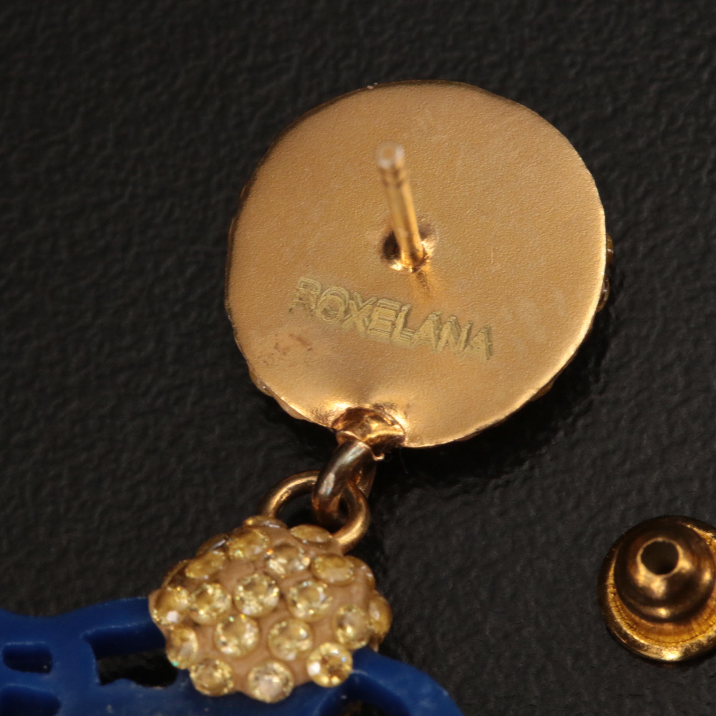 Italian Lebole Gioielli "Mito" and Roxelana Sterling Earrings