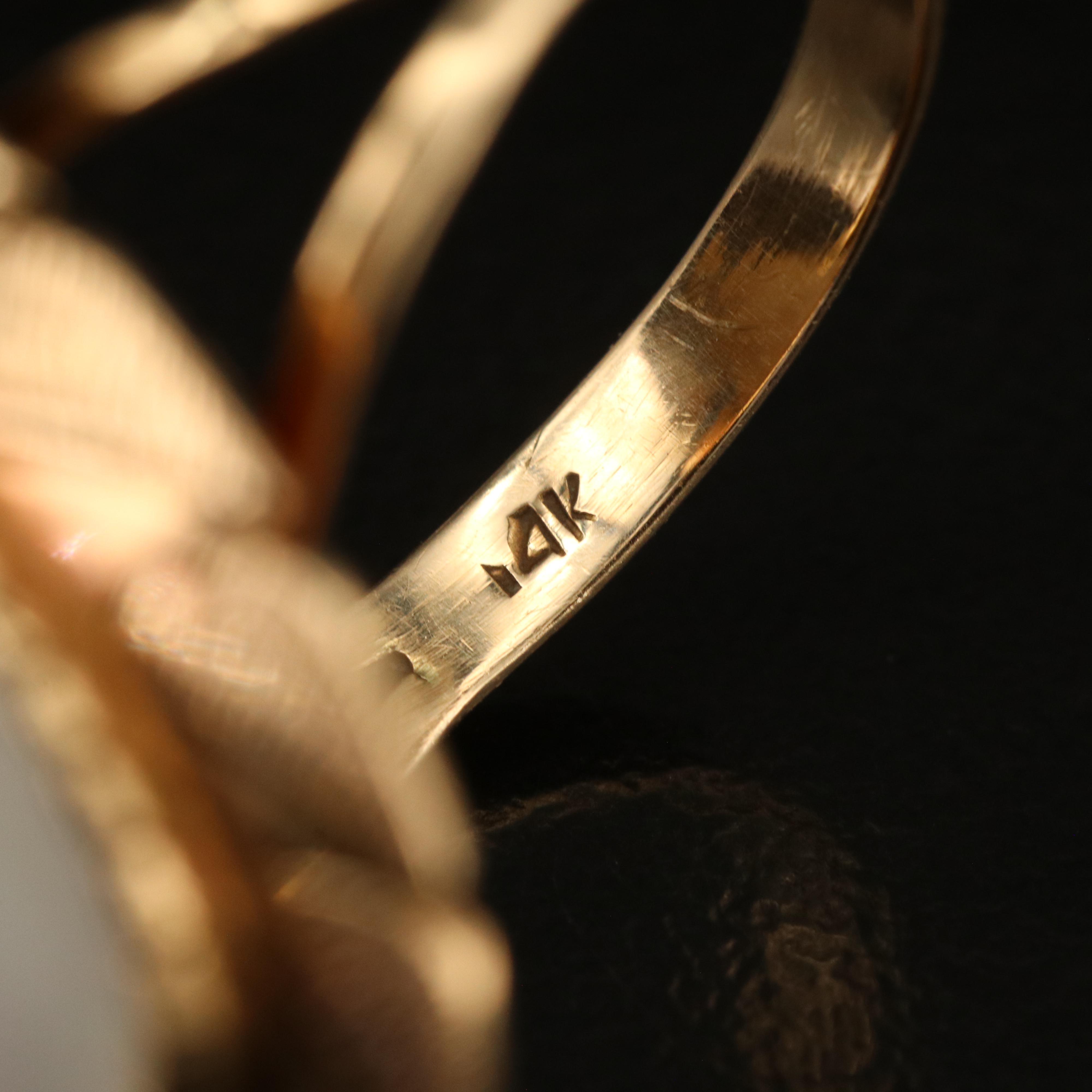 14K Mother-of-Pearl Ring