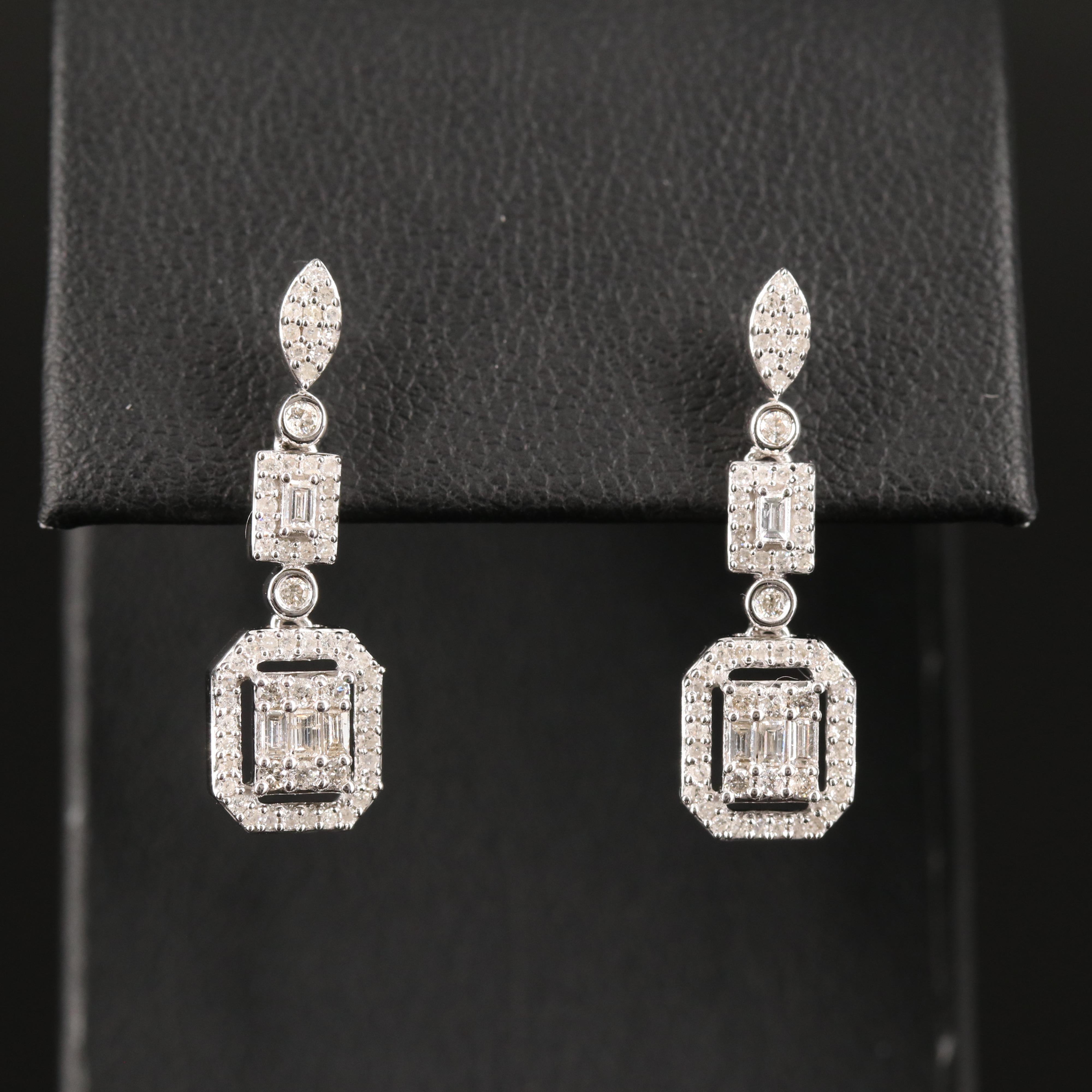 Diamond Earrings in Sterling