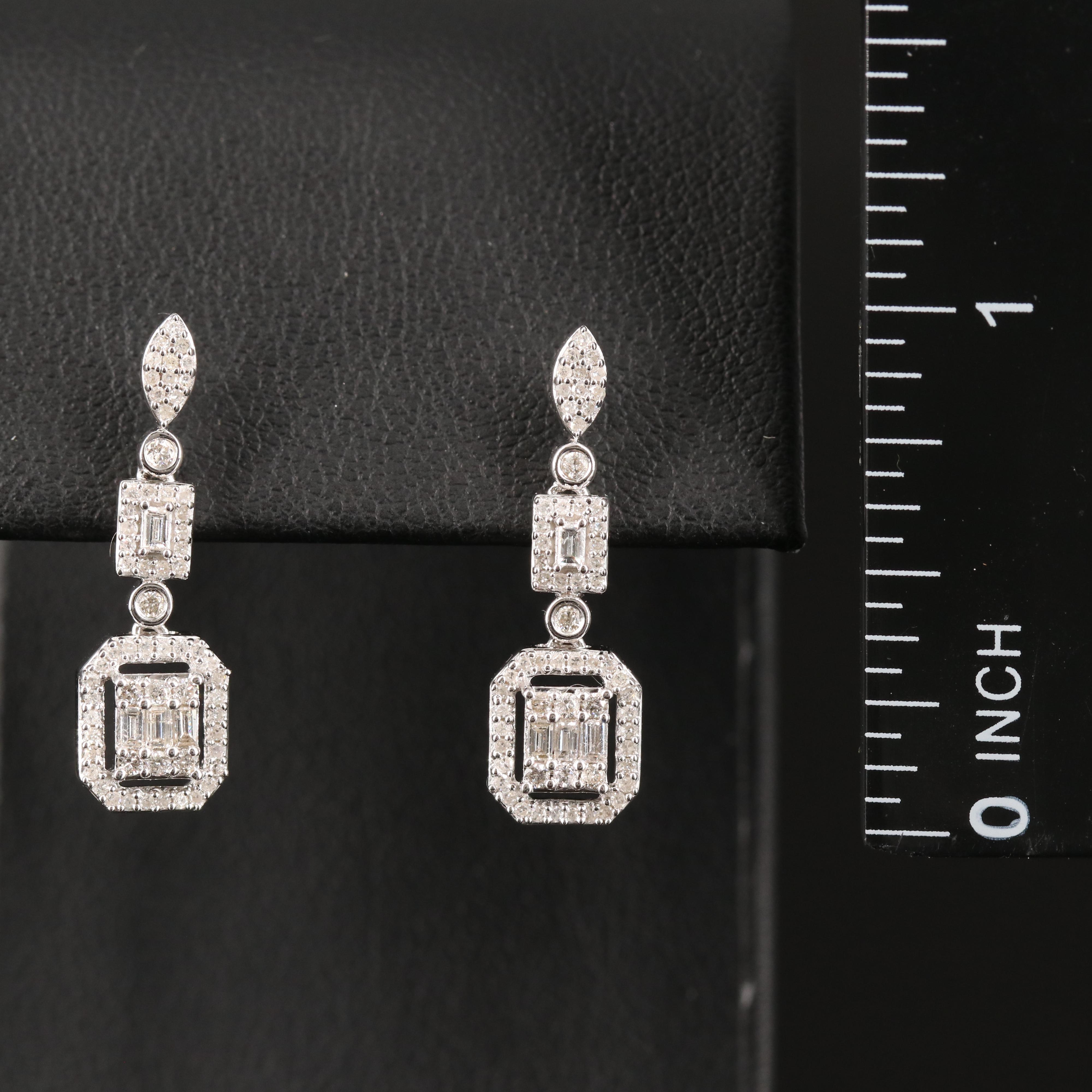 Diamond Earrings in Sterling