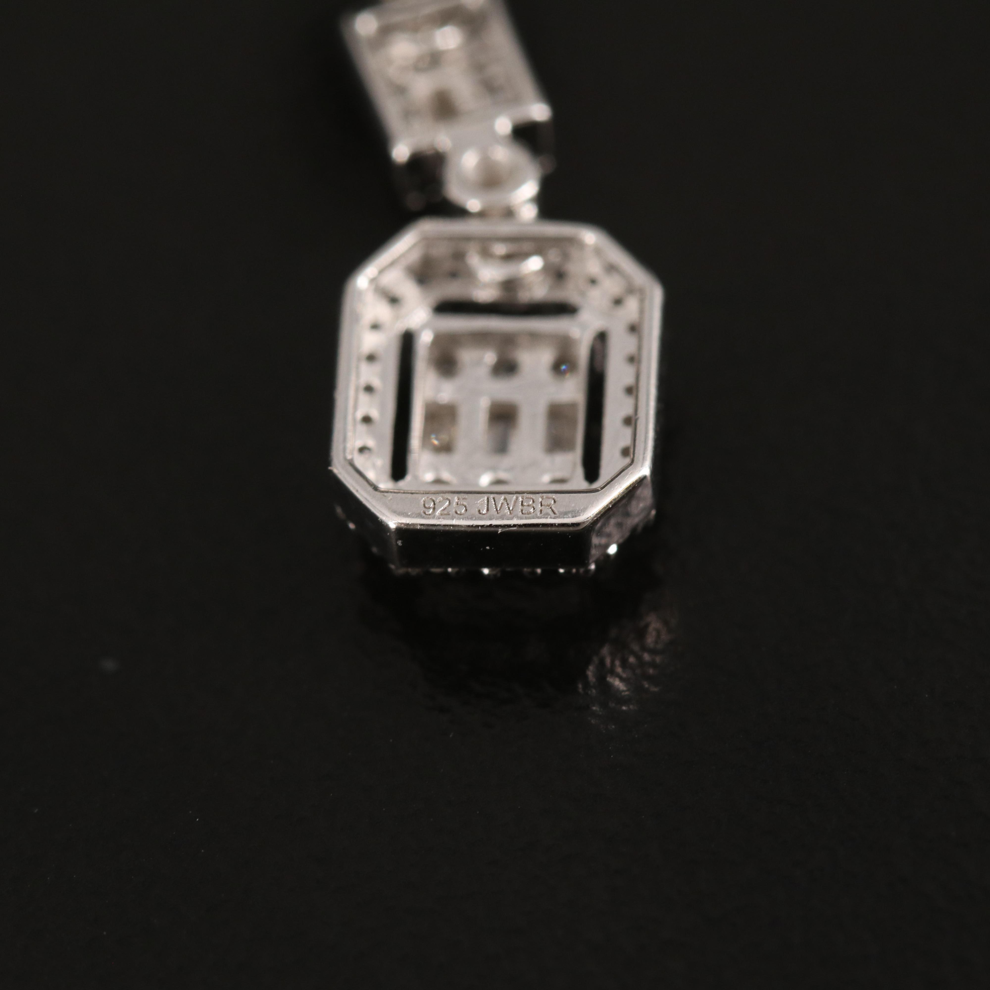 Diamond Earrings in Sterling