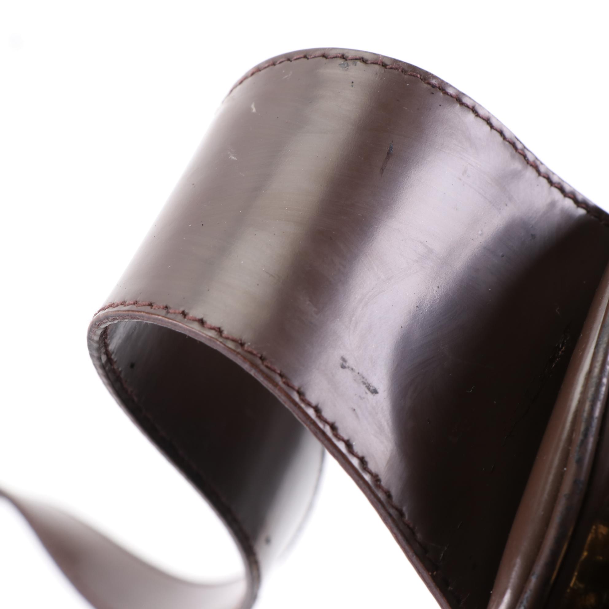 Gucci Bamboo Mini Sling Bag in Glazed Leather