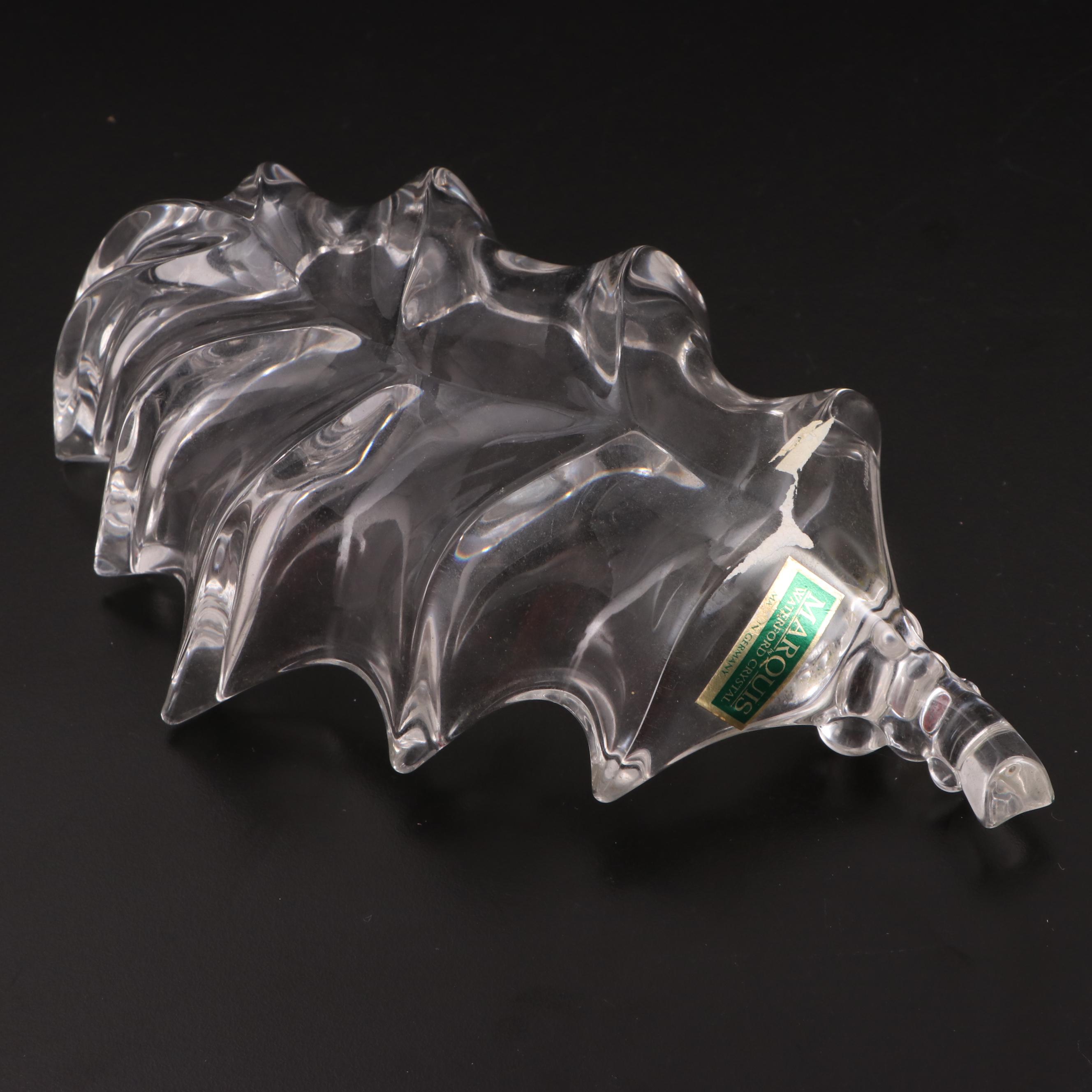 Mikasa and Marquis Waterford Crystal and Bone China Ornaments and Platter