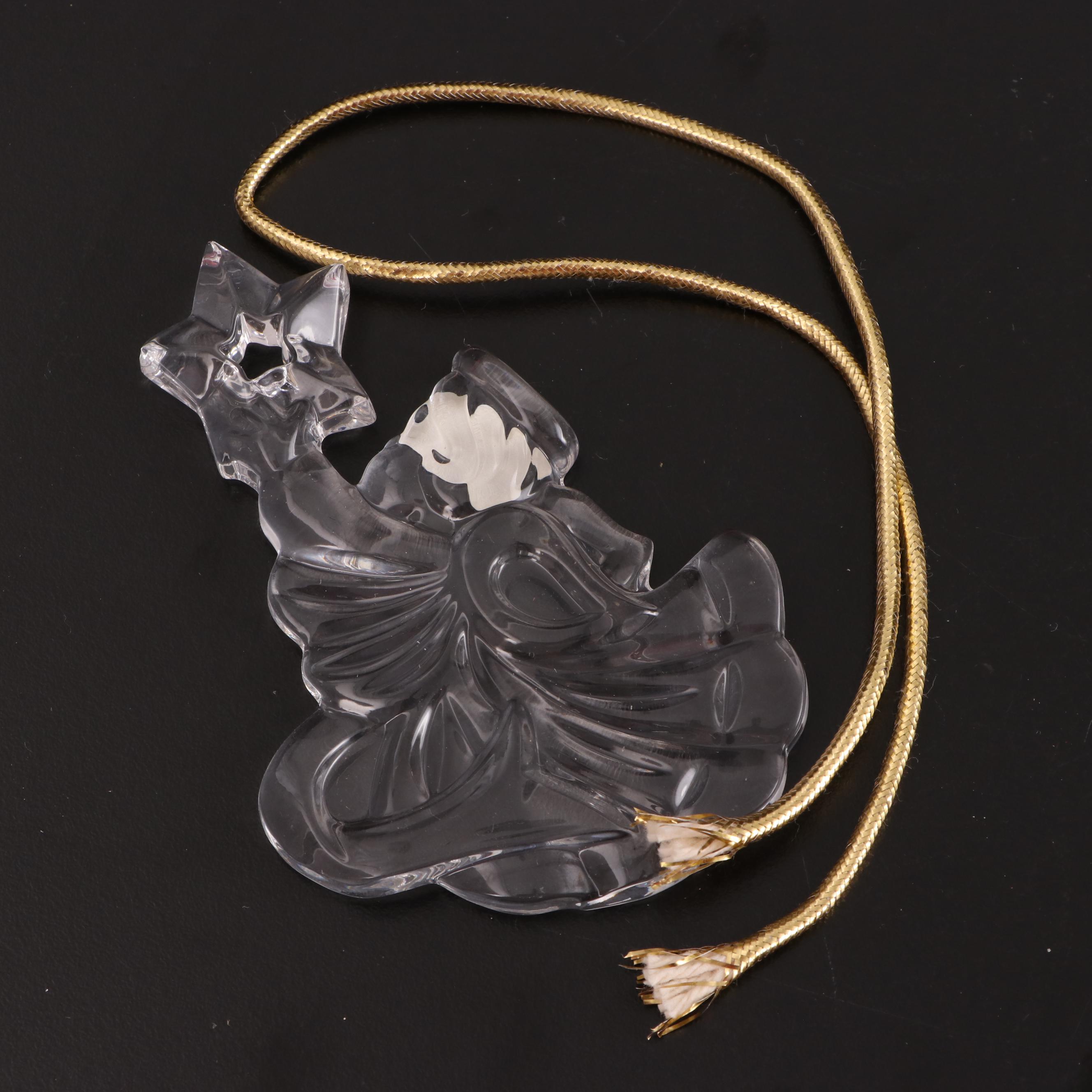 Mikasa and Marquis Waterford Crystal and Bone China Ornaments and Platter