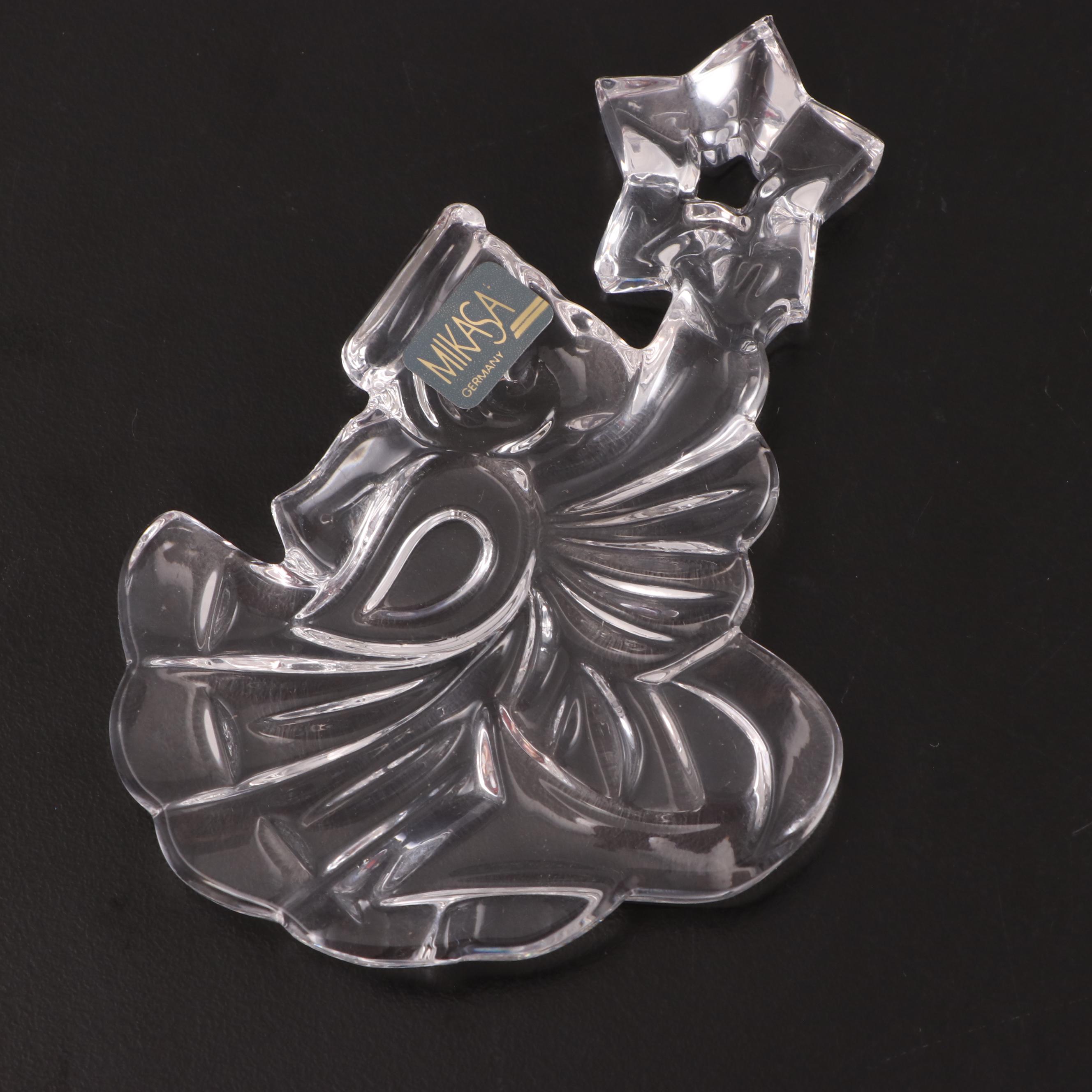 Mikasa and Marquis Waterford Crystal and Bone China Ornaments and Platter