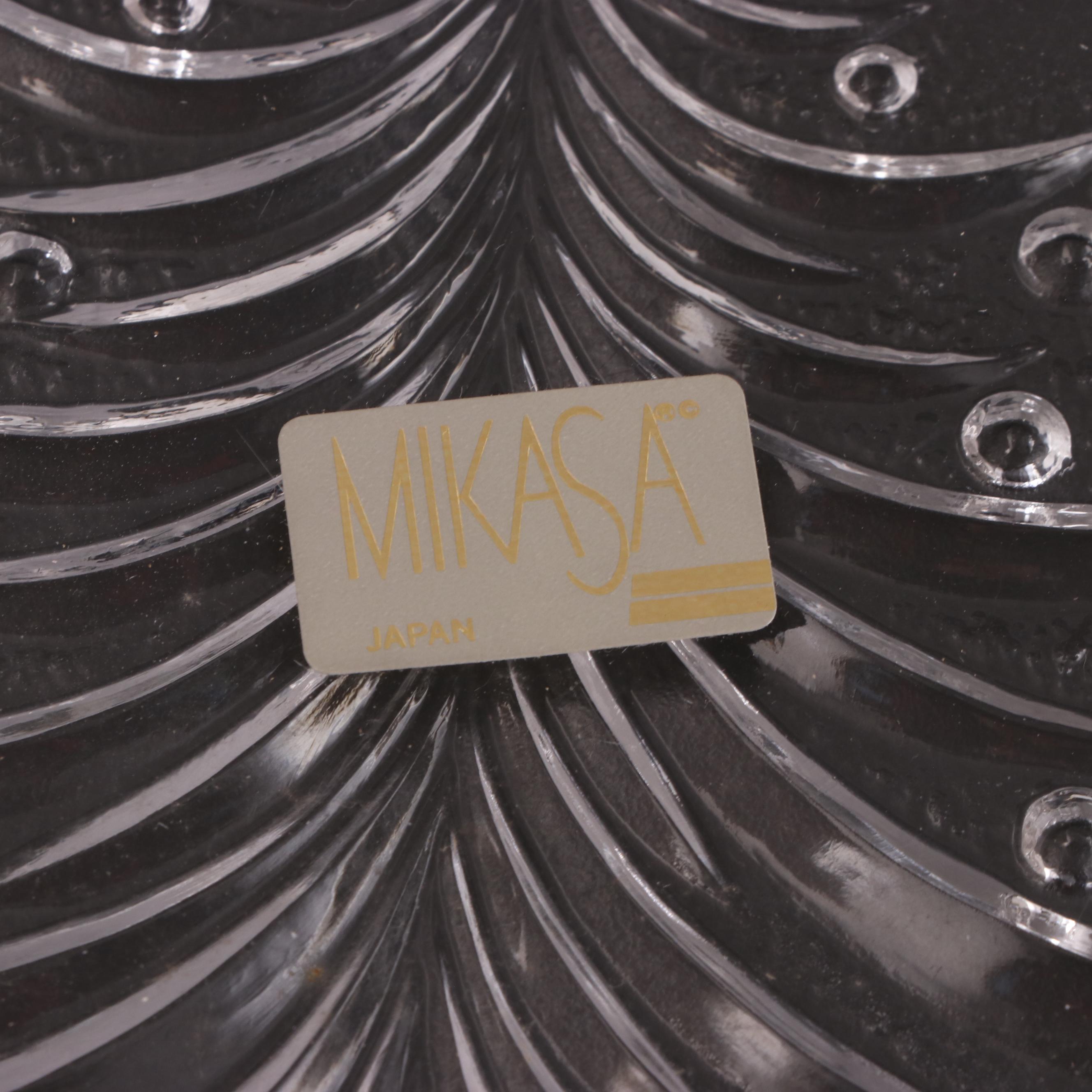 Mikasa and Marquis Waterford Crystal and Bone China Ornaments and Platter