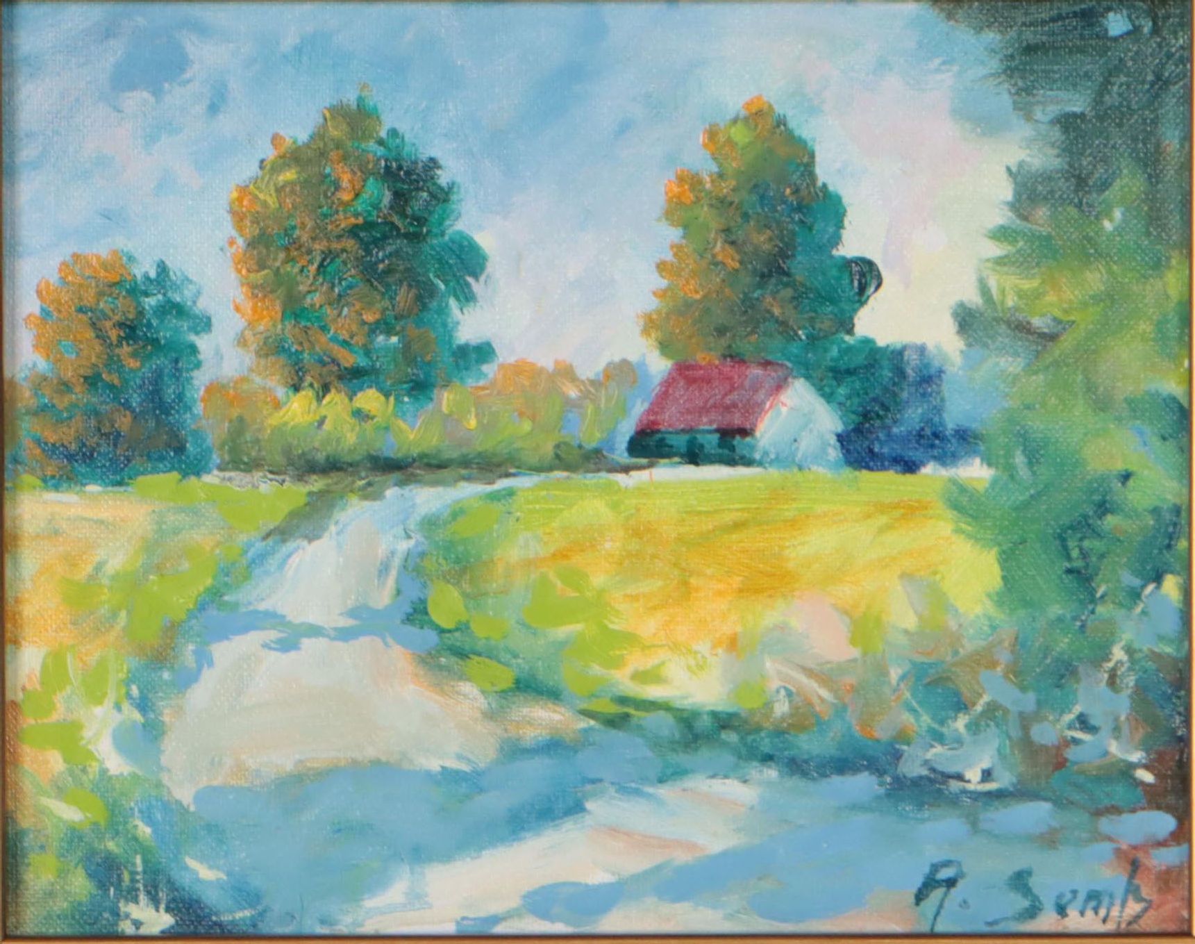 Oil Painting of Landscape, 21st Century