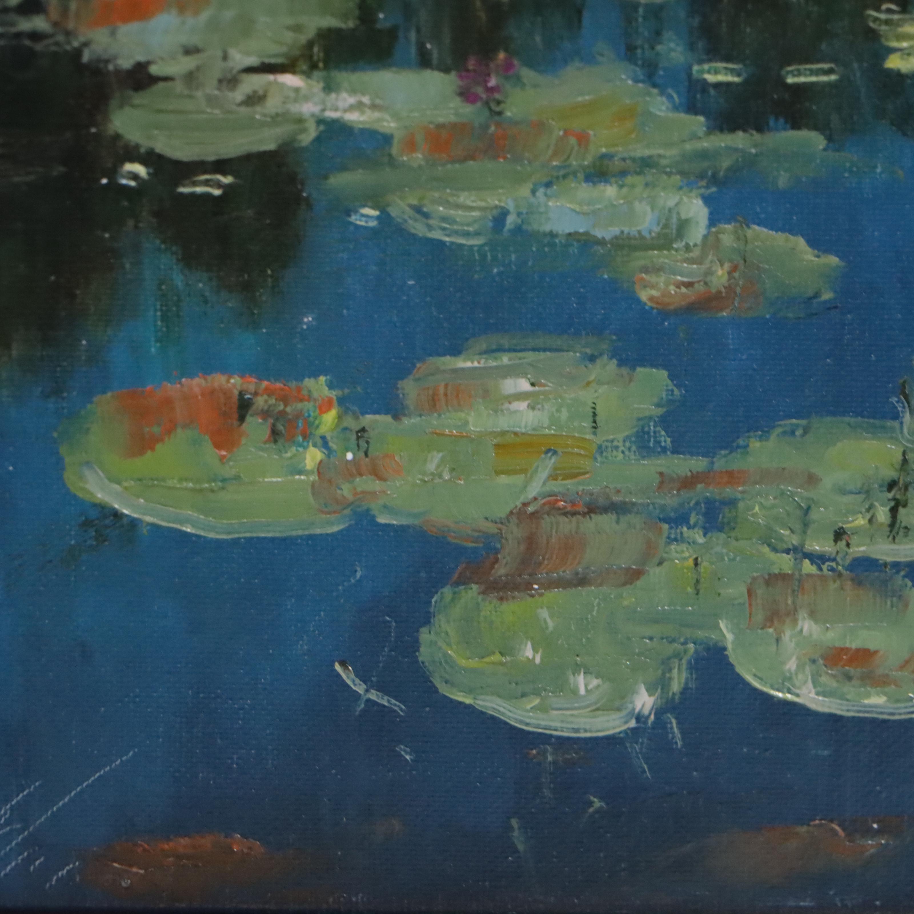 Garncarek Aleksander Landscape Oil Painting "Na Wodzie," 2022